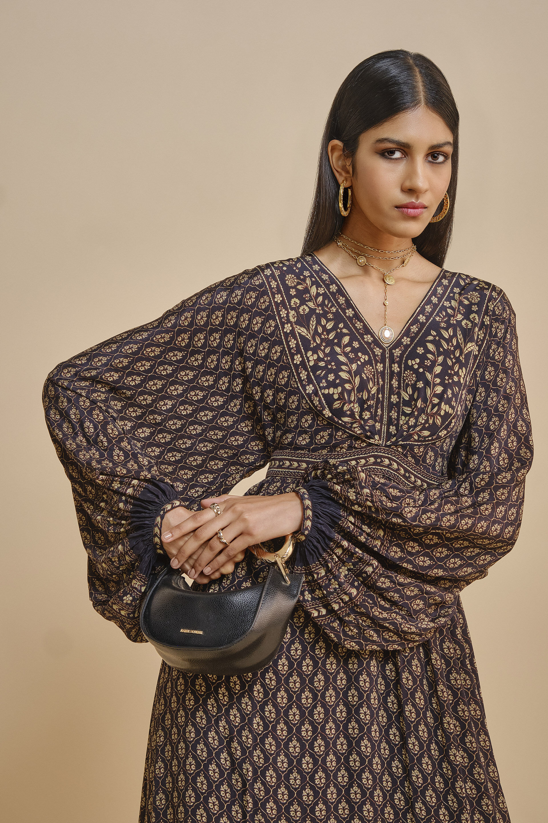 Evani Dress - Black, Black, image 6