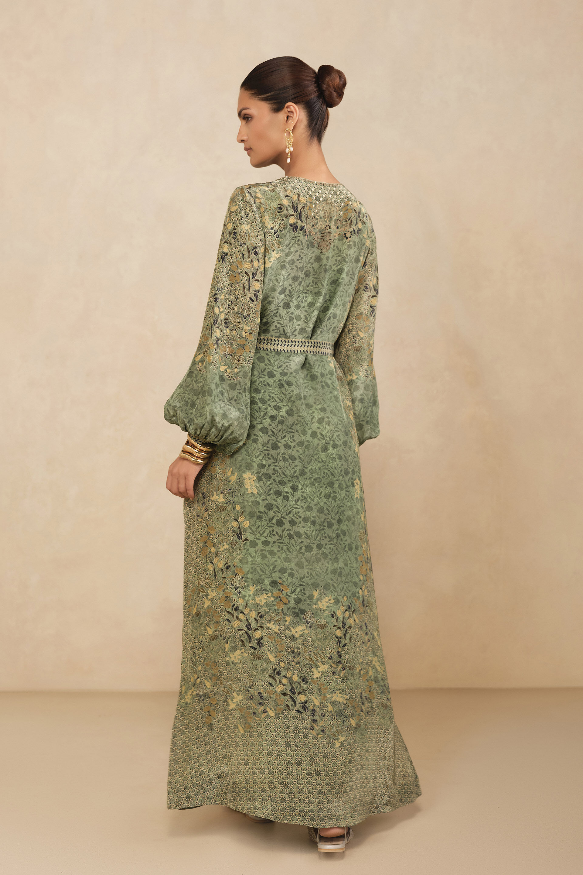 Numa Mul Kaftan - Sage