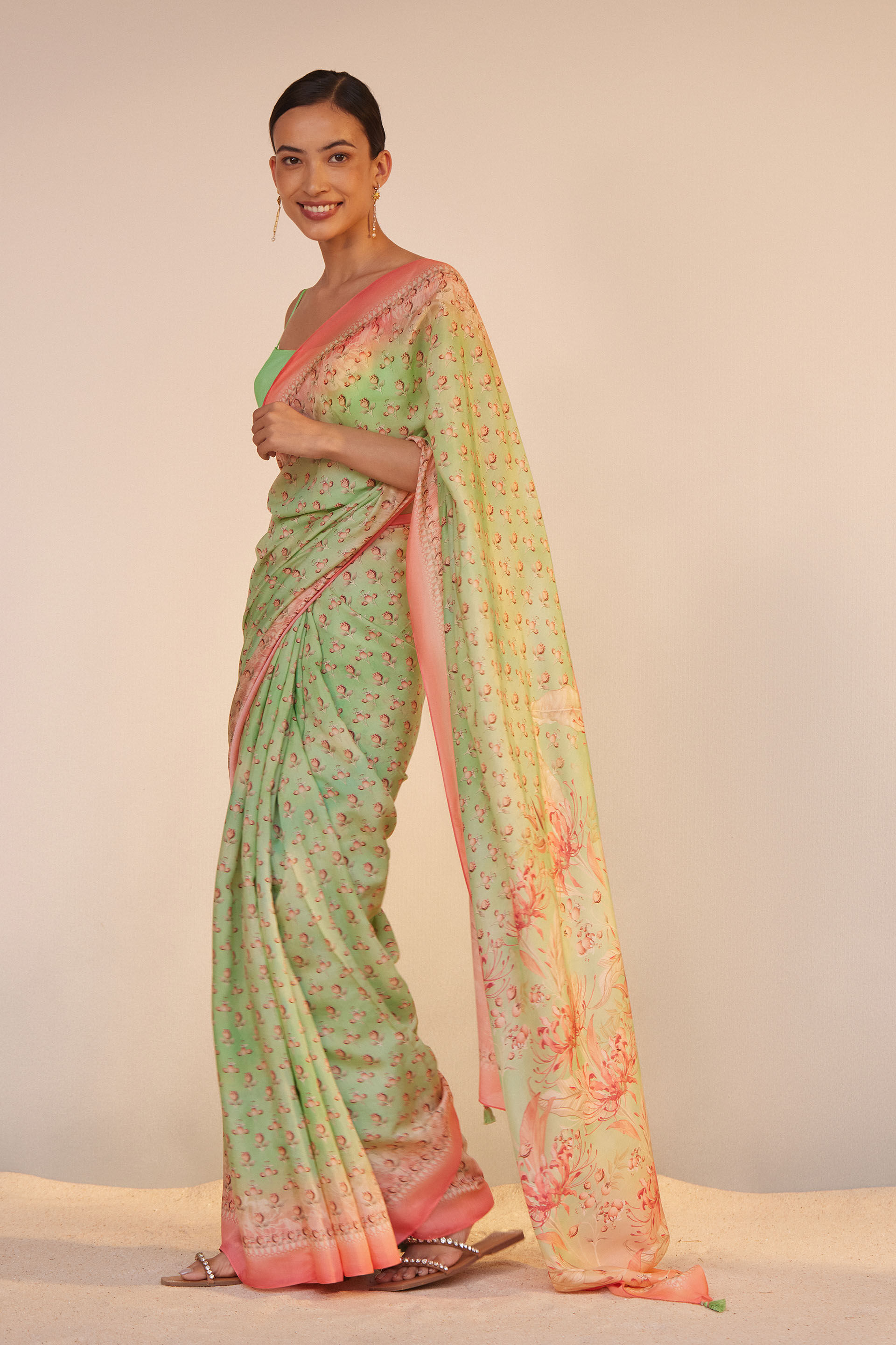 Shyla Saree, Sage, image 2