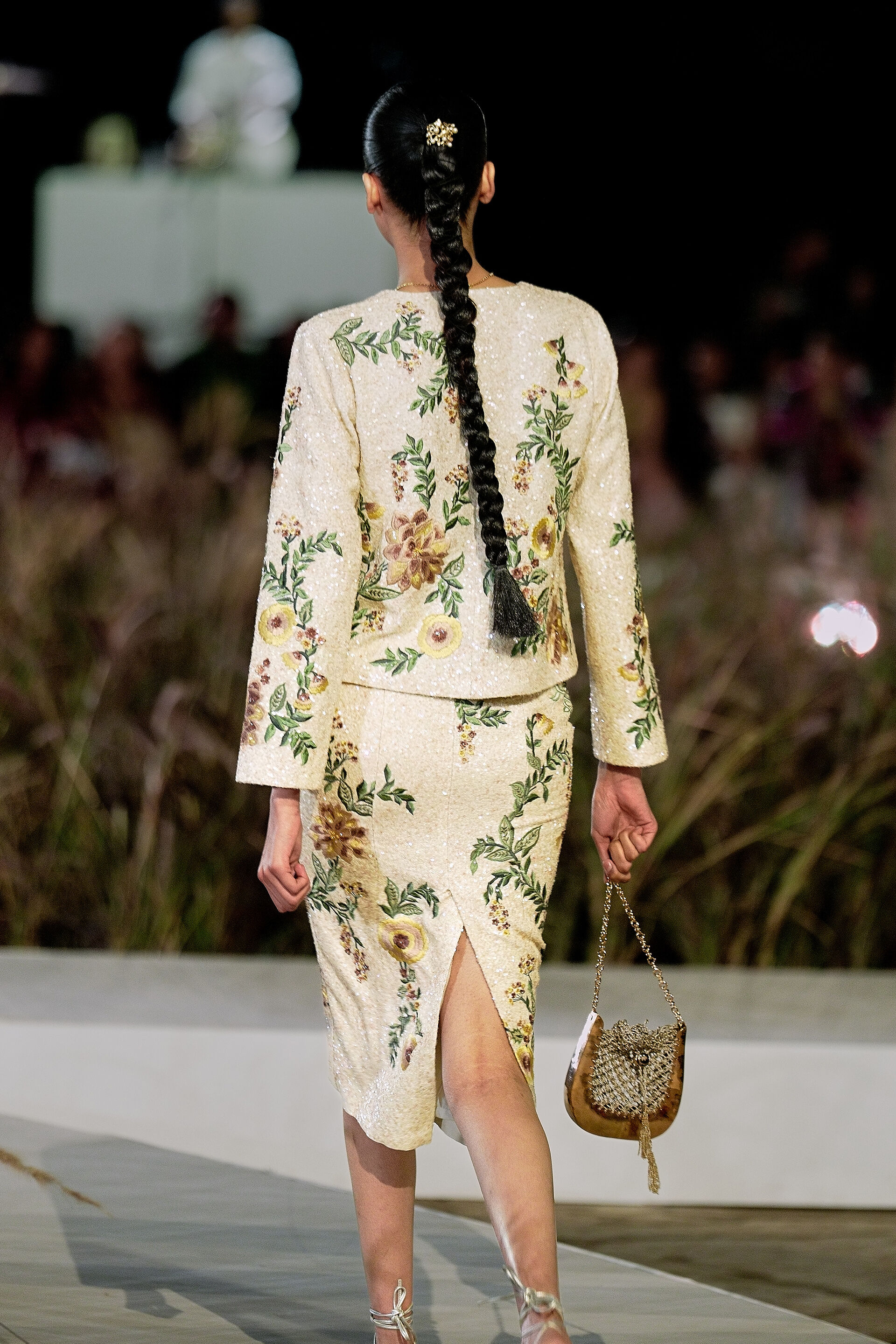 Meadowfern Embroidered Skirt Set - Ivory