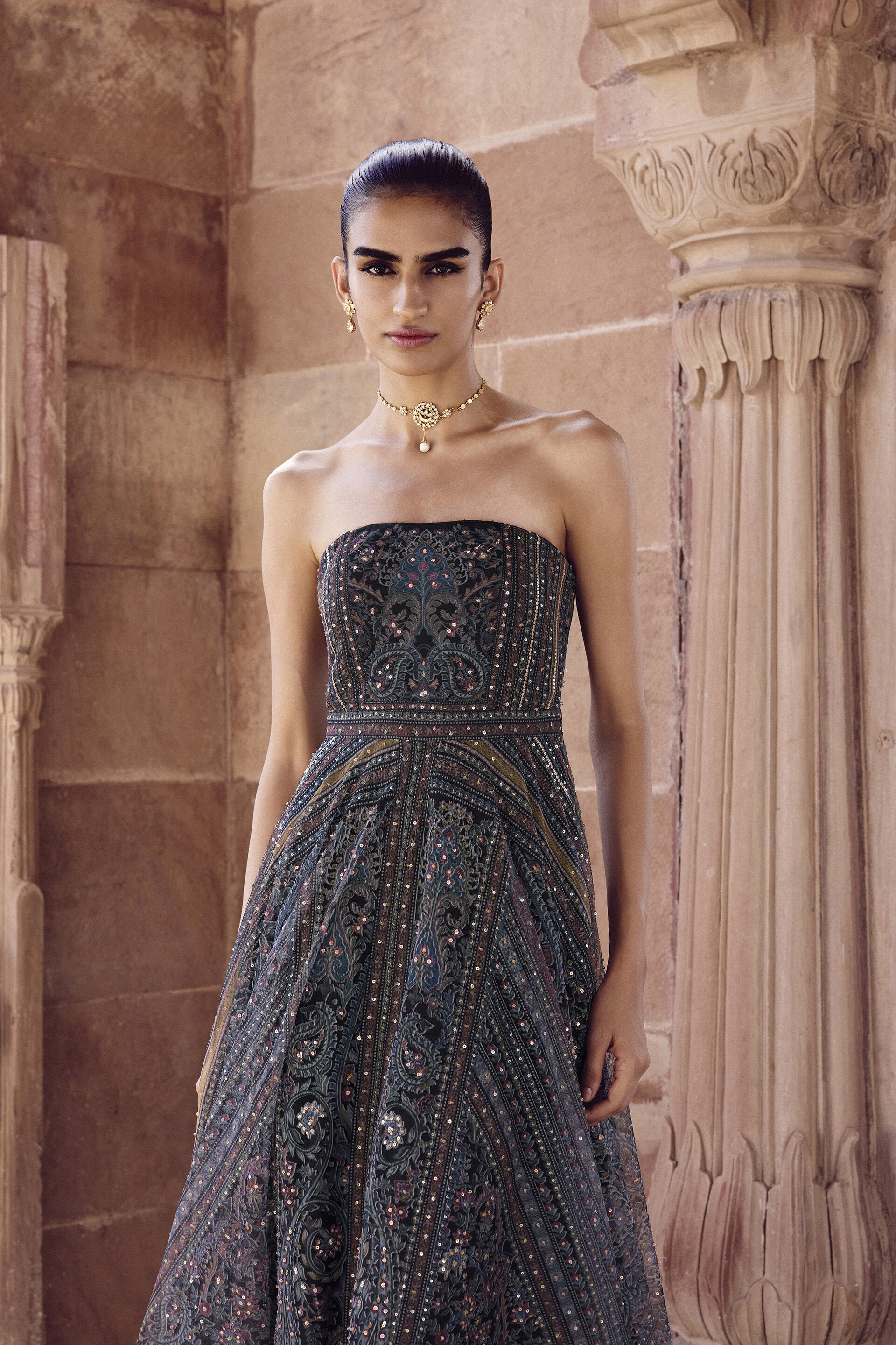 Nameera Dress - Black, Black, image 4