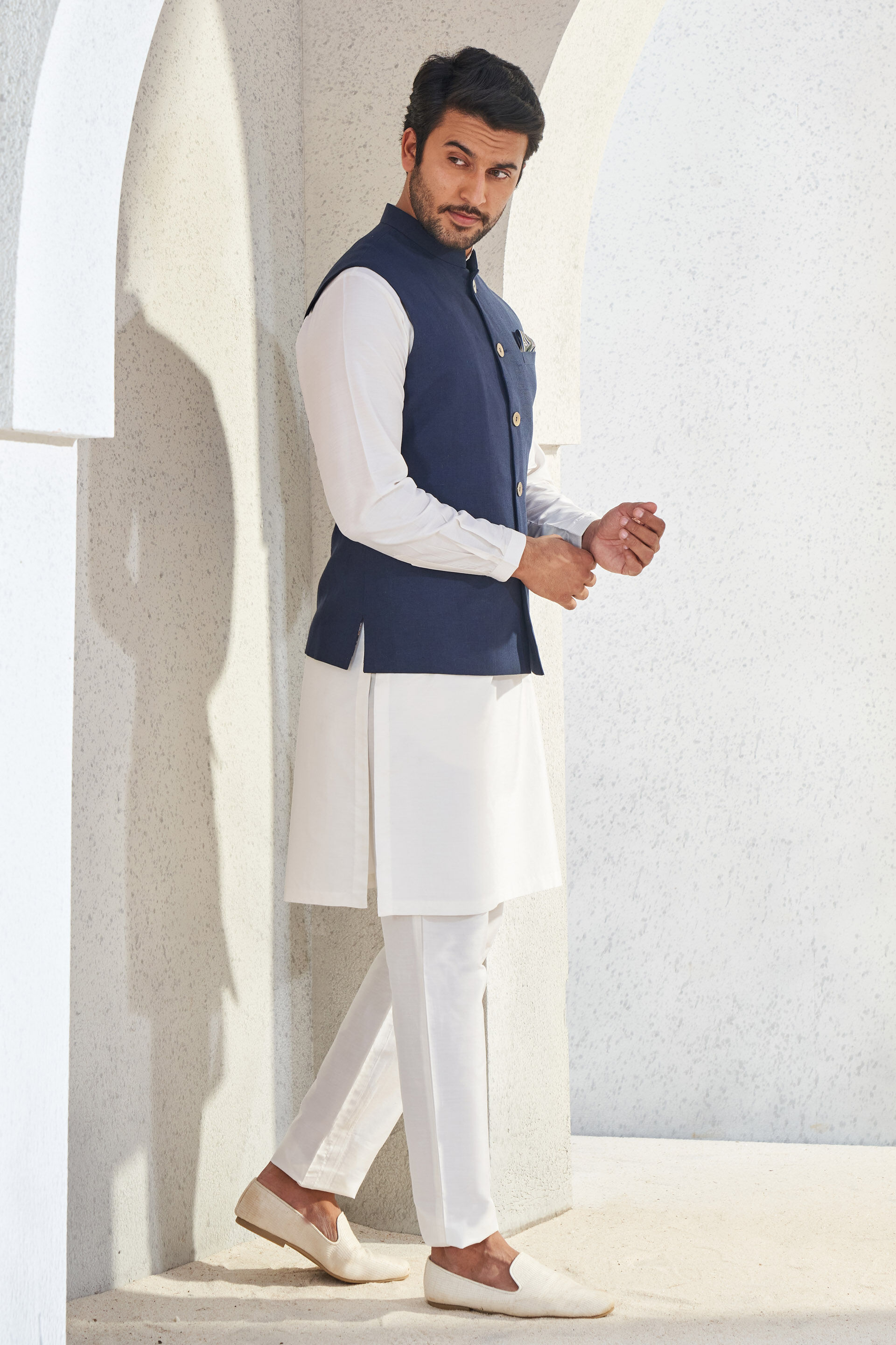 The Akshaj Bandi-Navy, Navy Blue, image 2