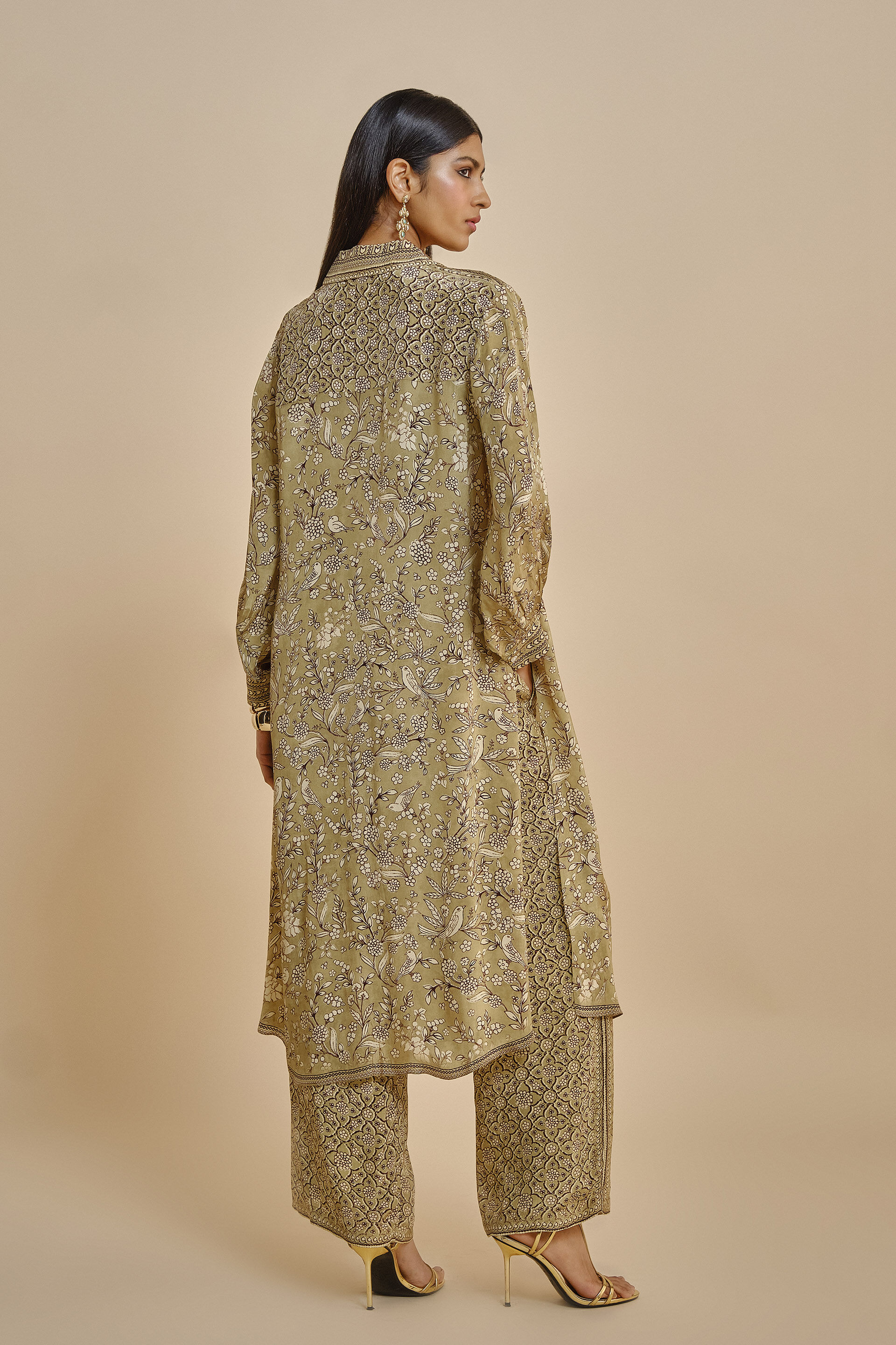 Rimaza Kurta Set - Sage