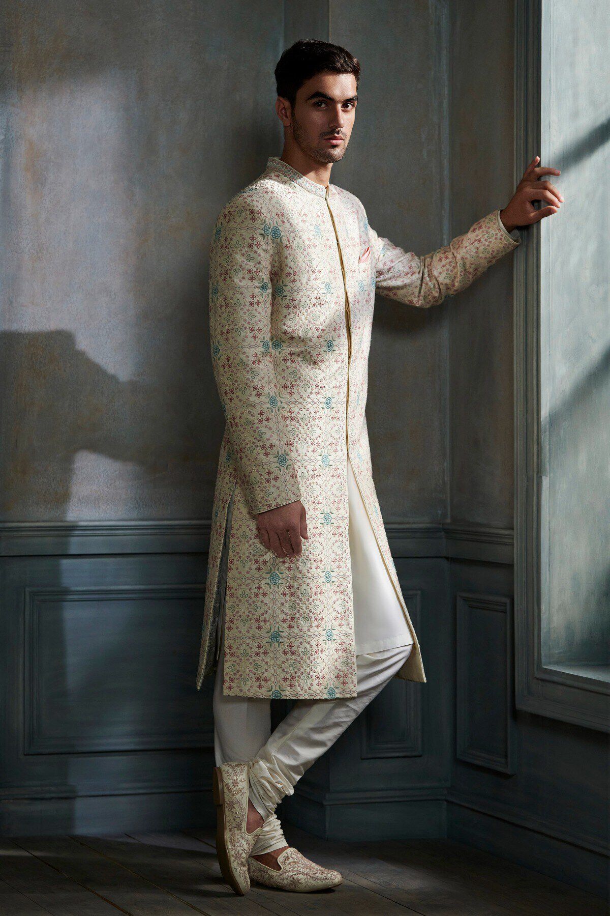 1 - Aansh Sherwani &ndash; Cream, image 1