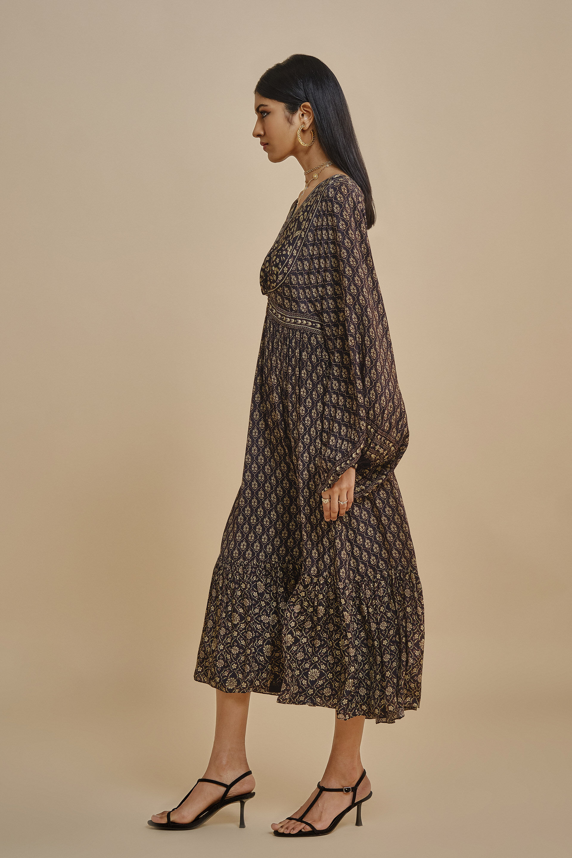 Evani Dress - Black, Black, image 3