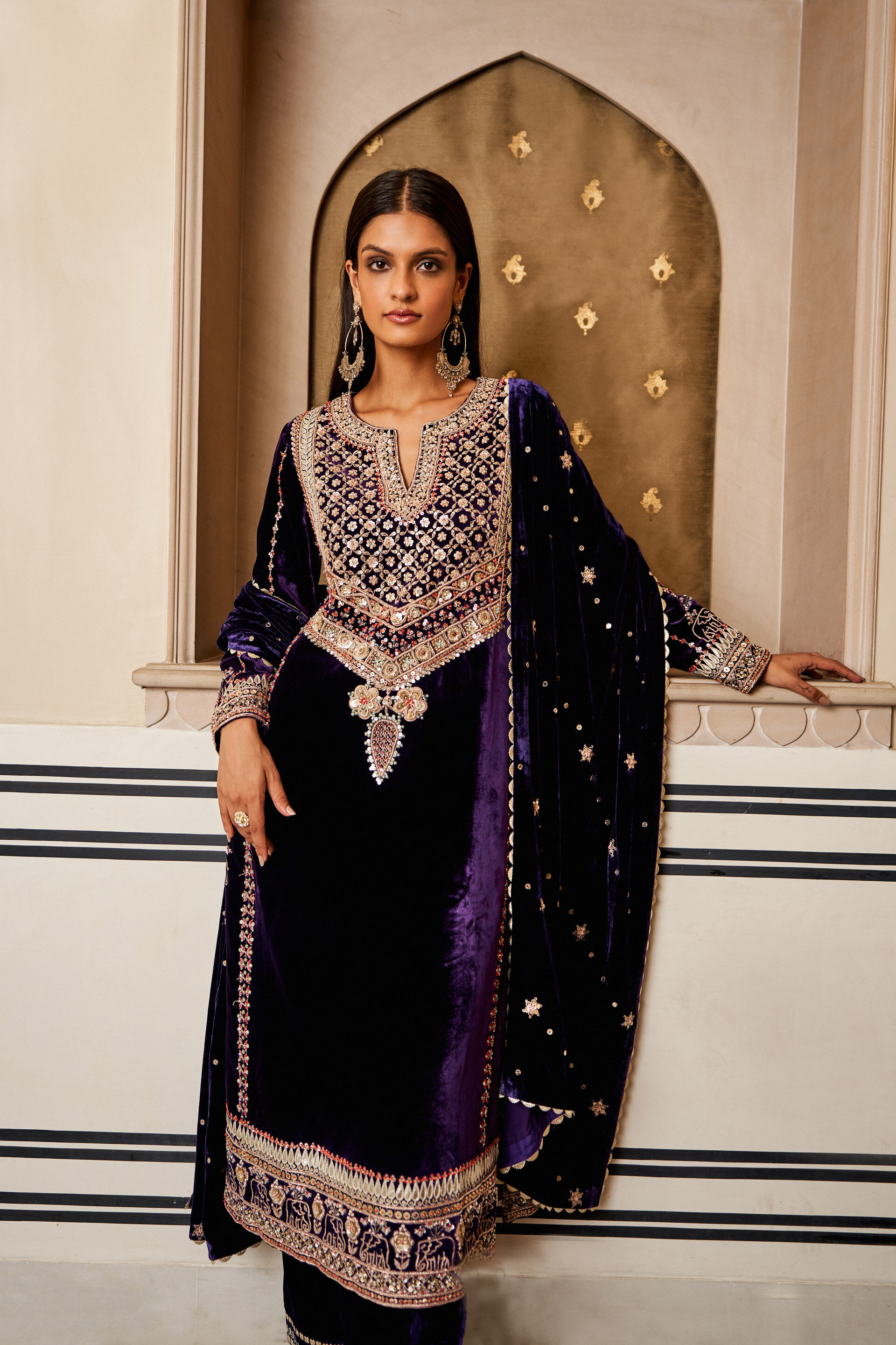 Anita dongre hotsell velvet suit