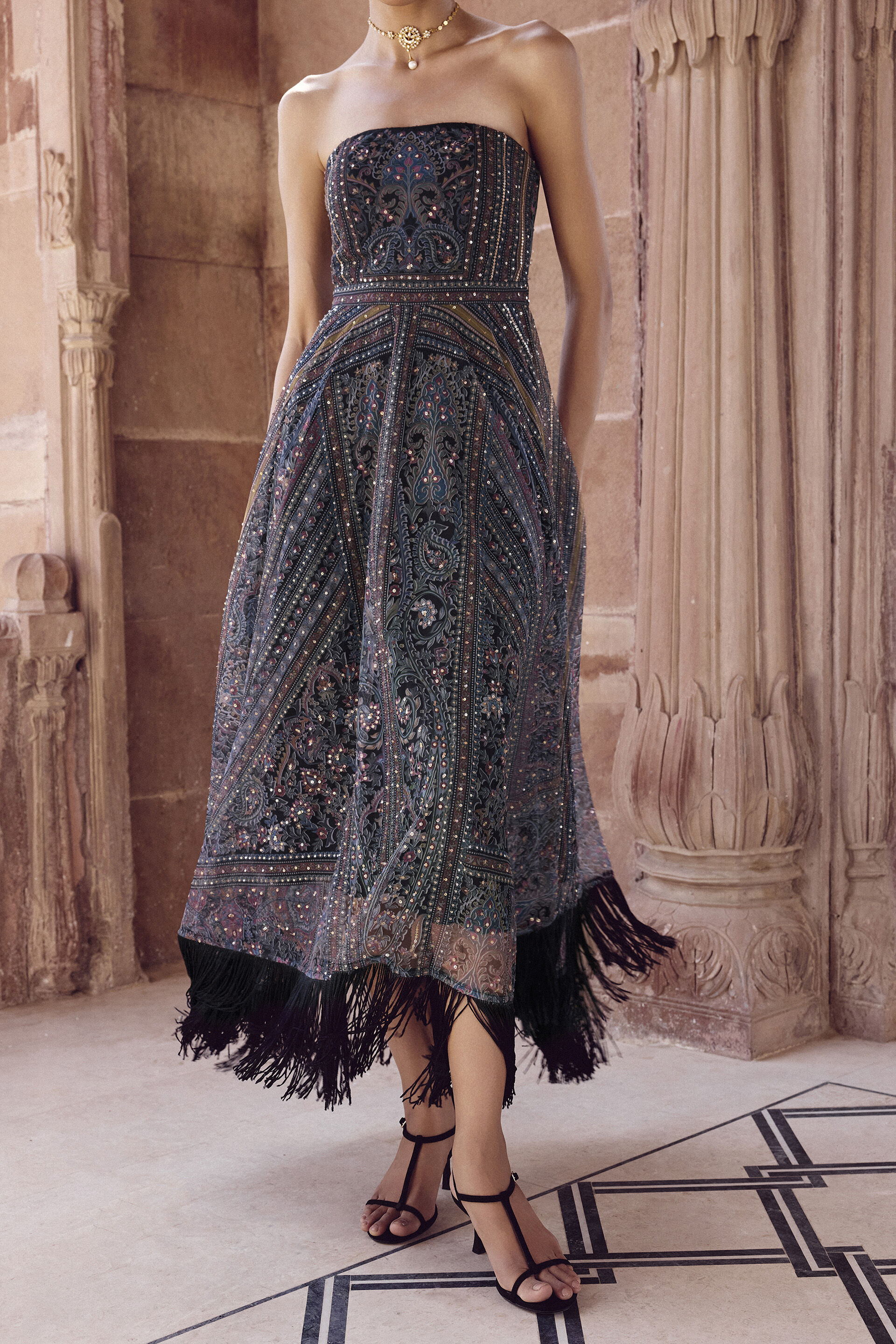 Nameera Dress - Black, Black, image 5