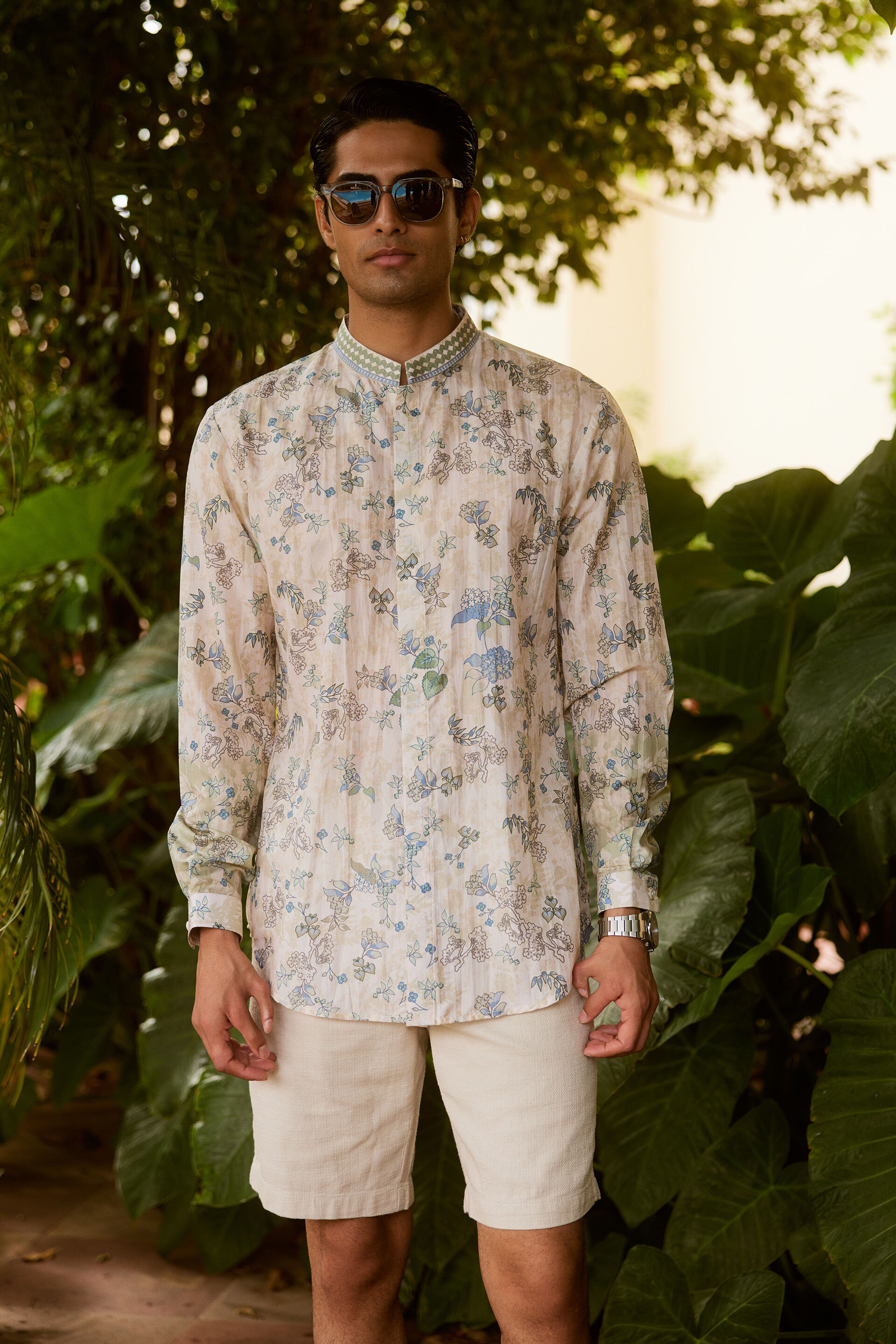 Arnesh Silk Shirt - Cream