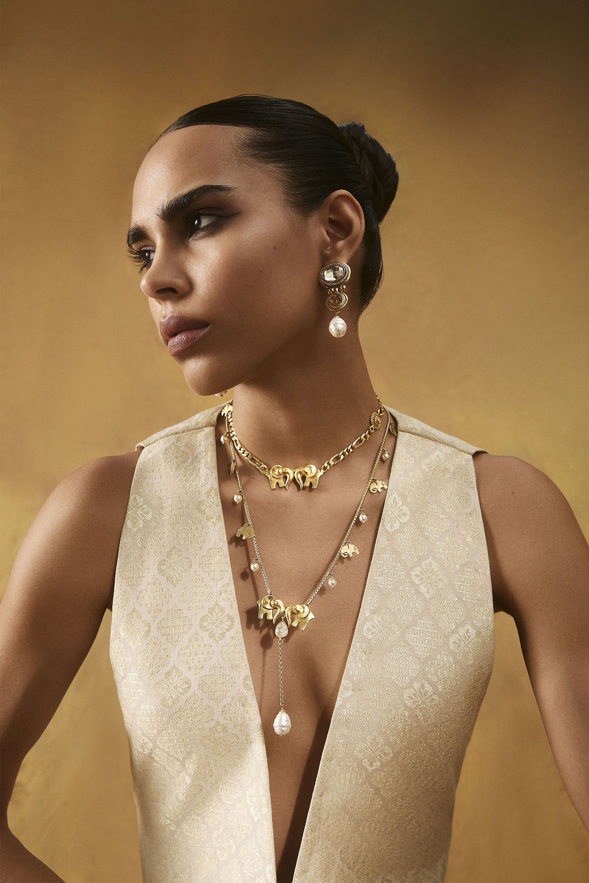 The Haathi Charm Necklace, , image 3