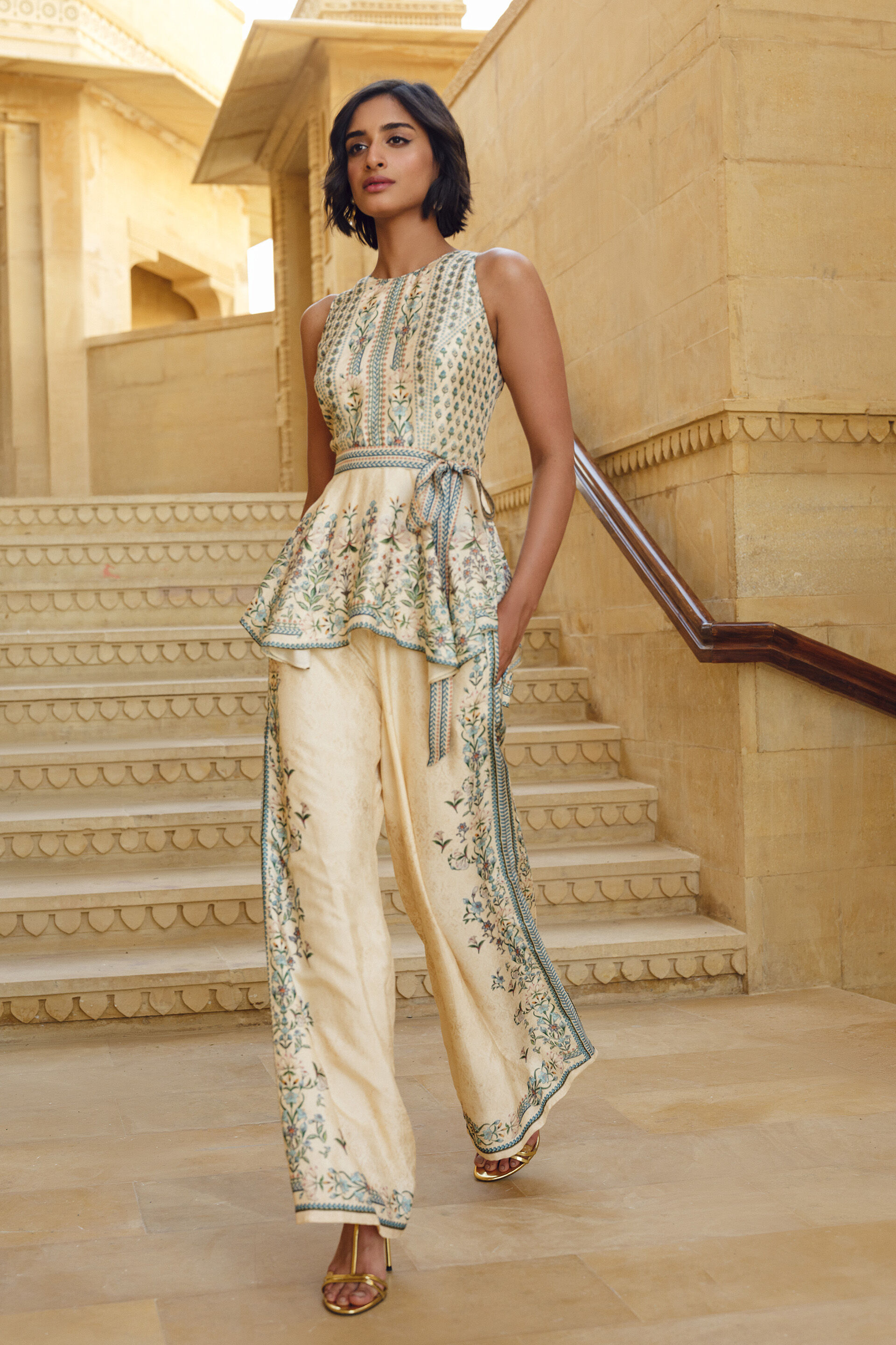 Elyria Palazzo Set - Ivory