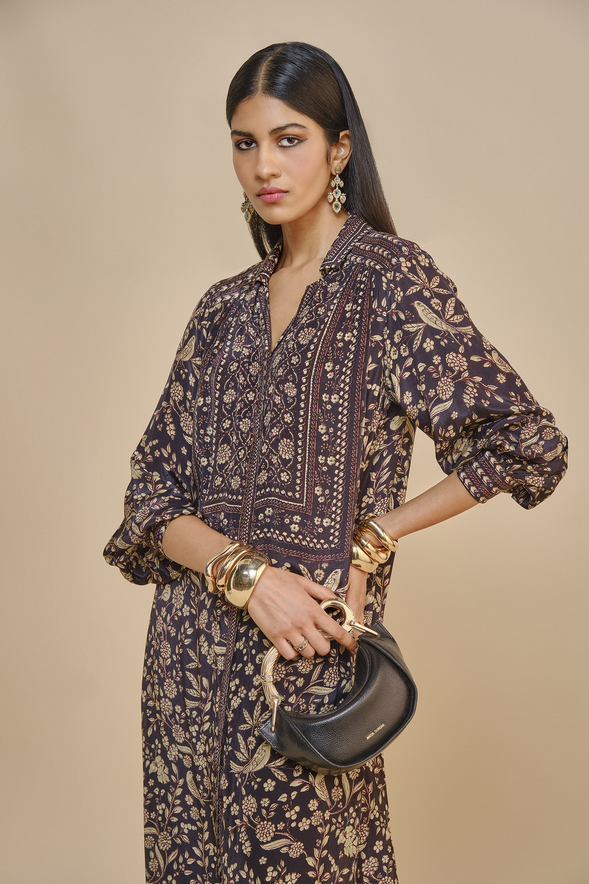 Rimaza Kurta Set - Black, Black, image 4