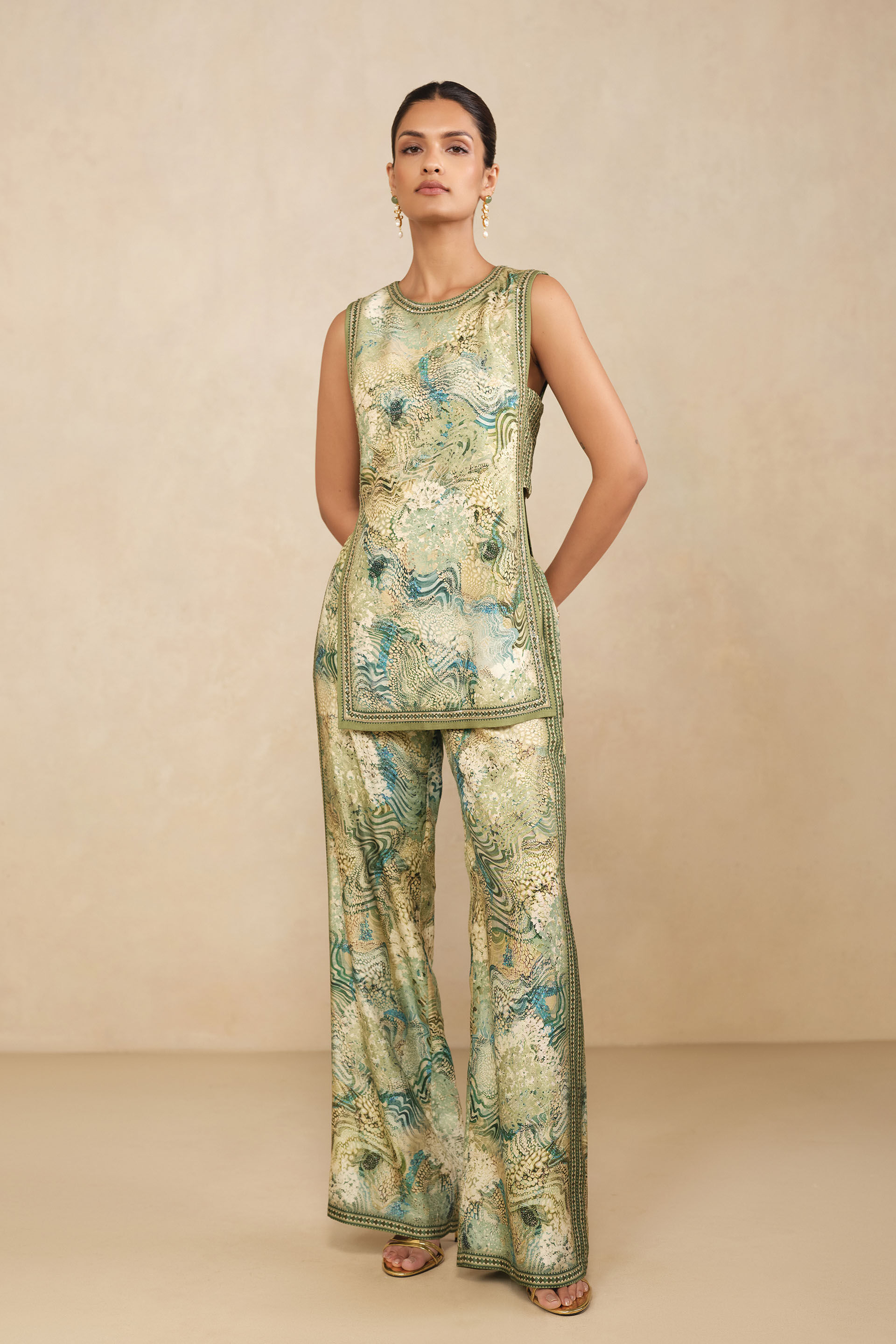 Shifa Tabard Set - Sage