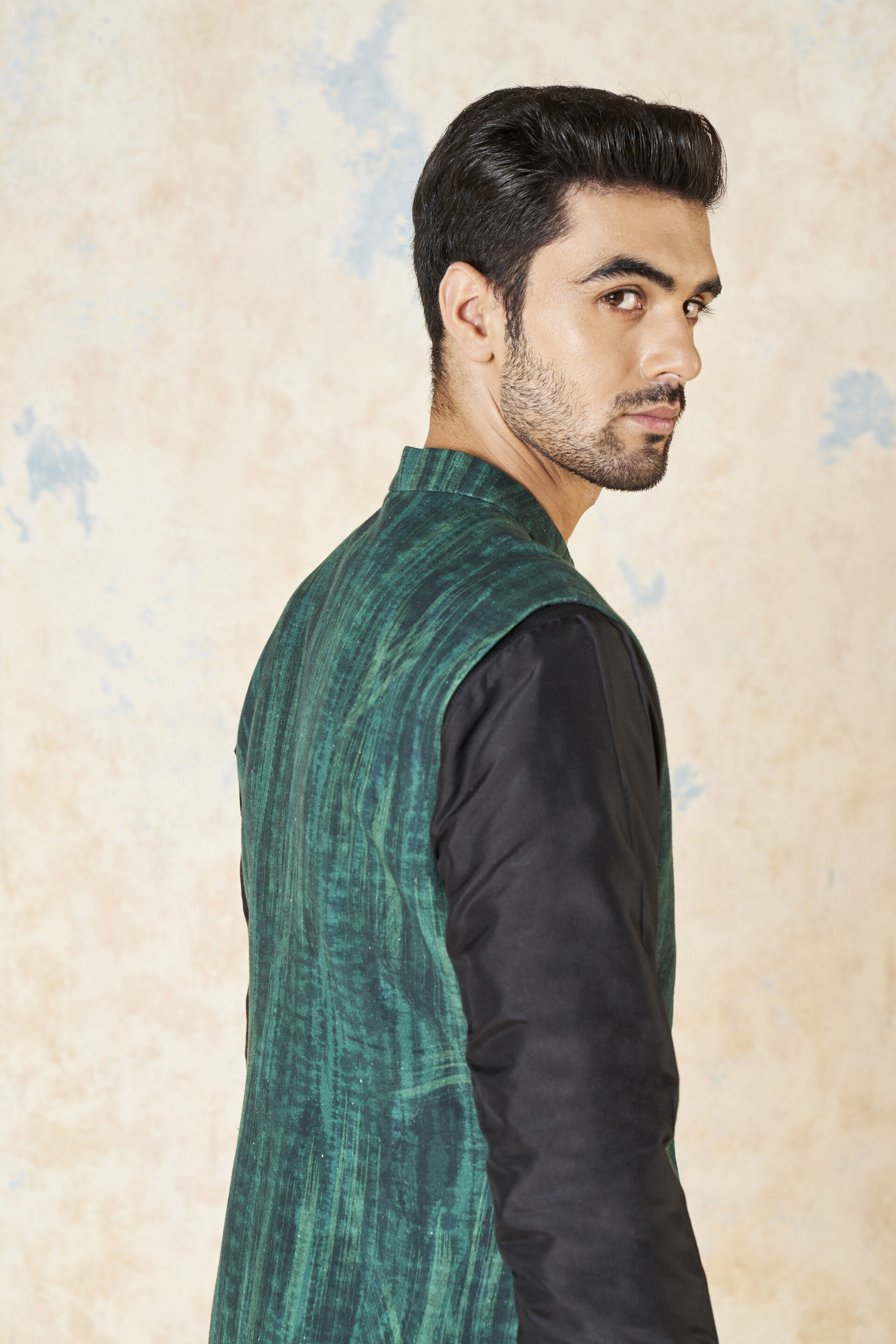 Adhrit Nehru Jacket - Green, Green, image 7