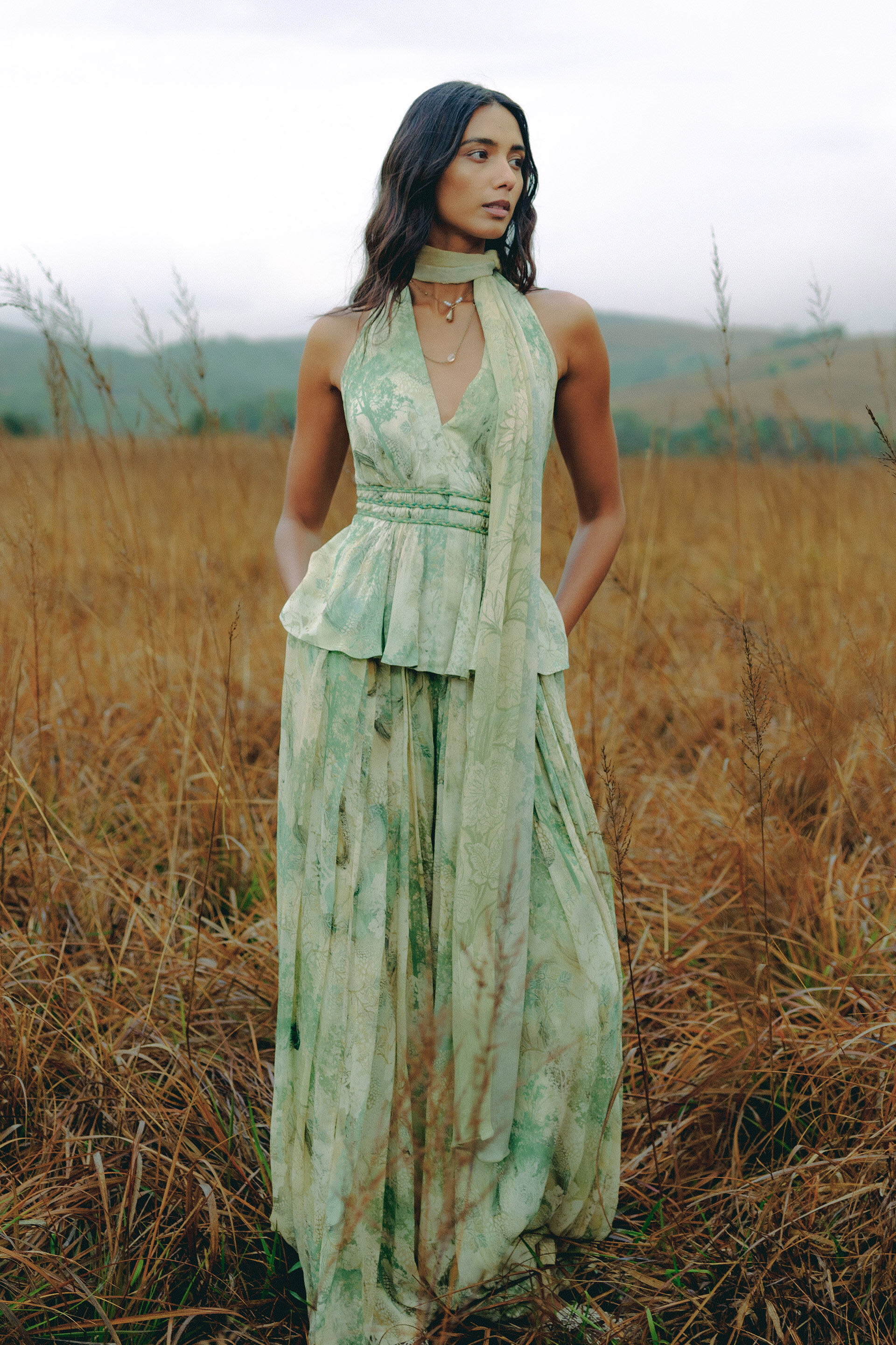 Sumi Bemberg Co-ord - Sage