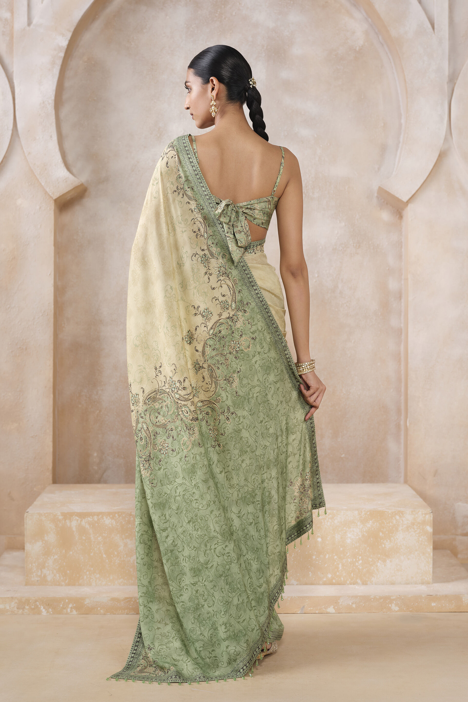 Lizbet Saree - Green, Green, image 2