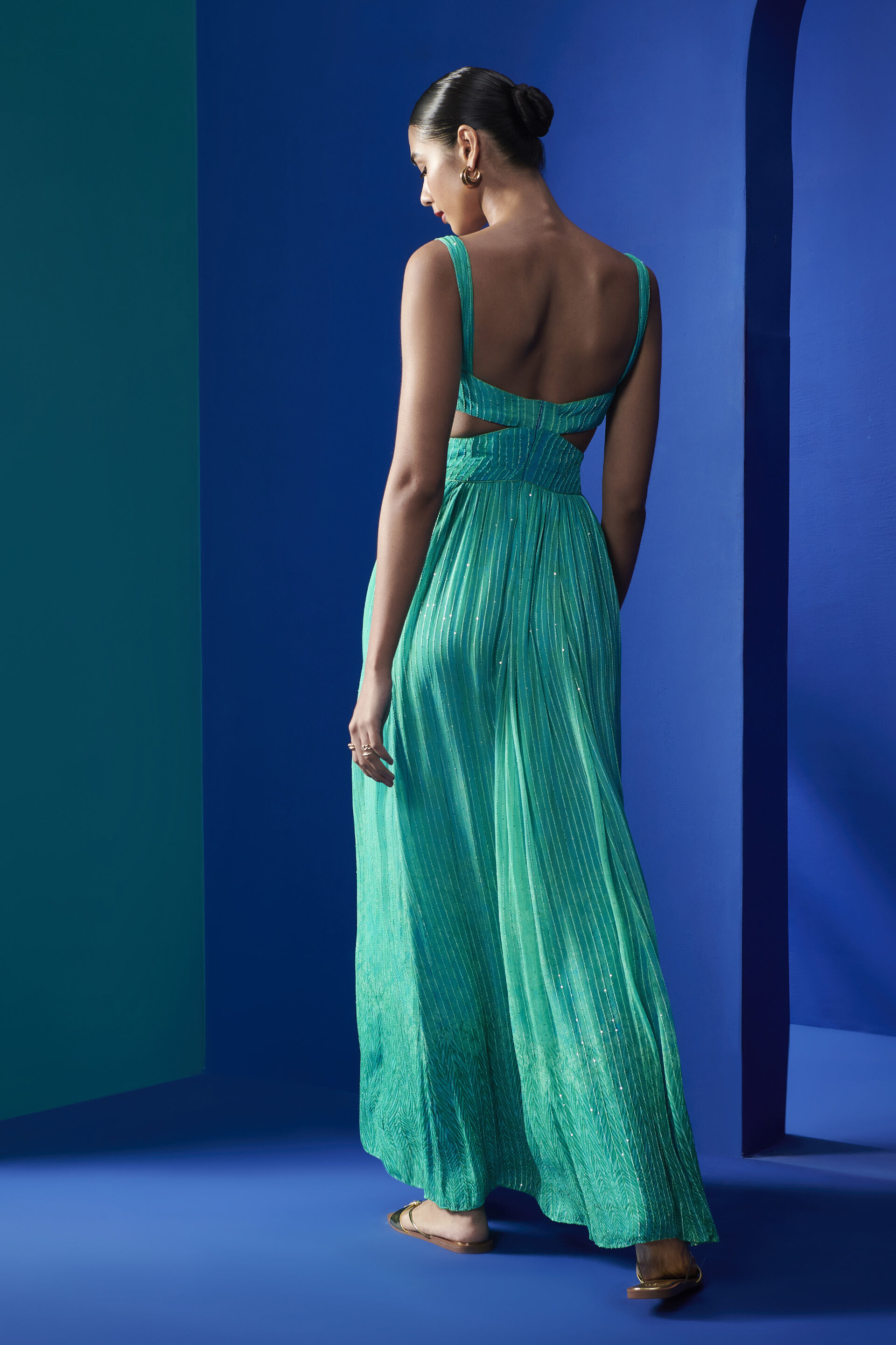 Aqua hotsell green gown