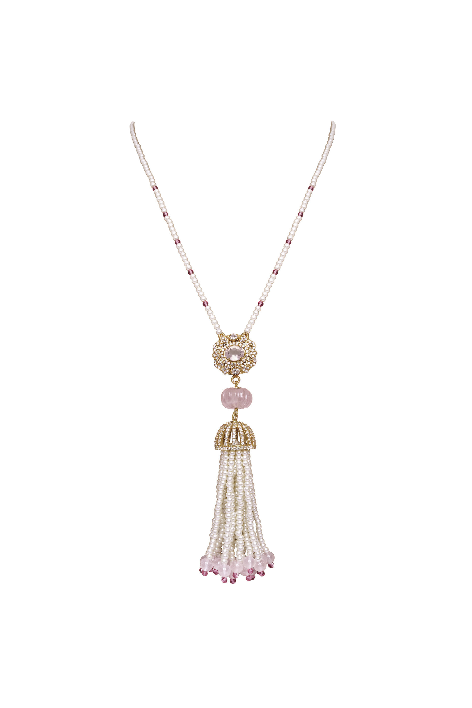 Avnoor Necklace - Blush