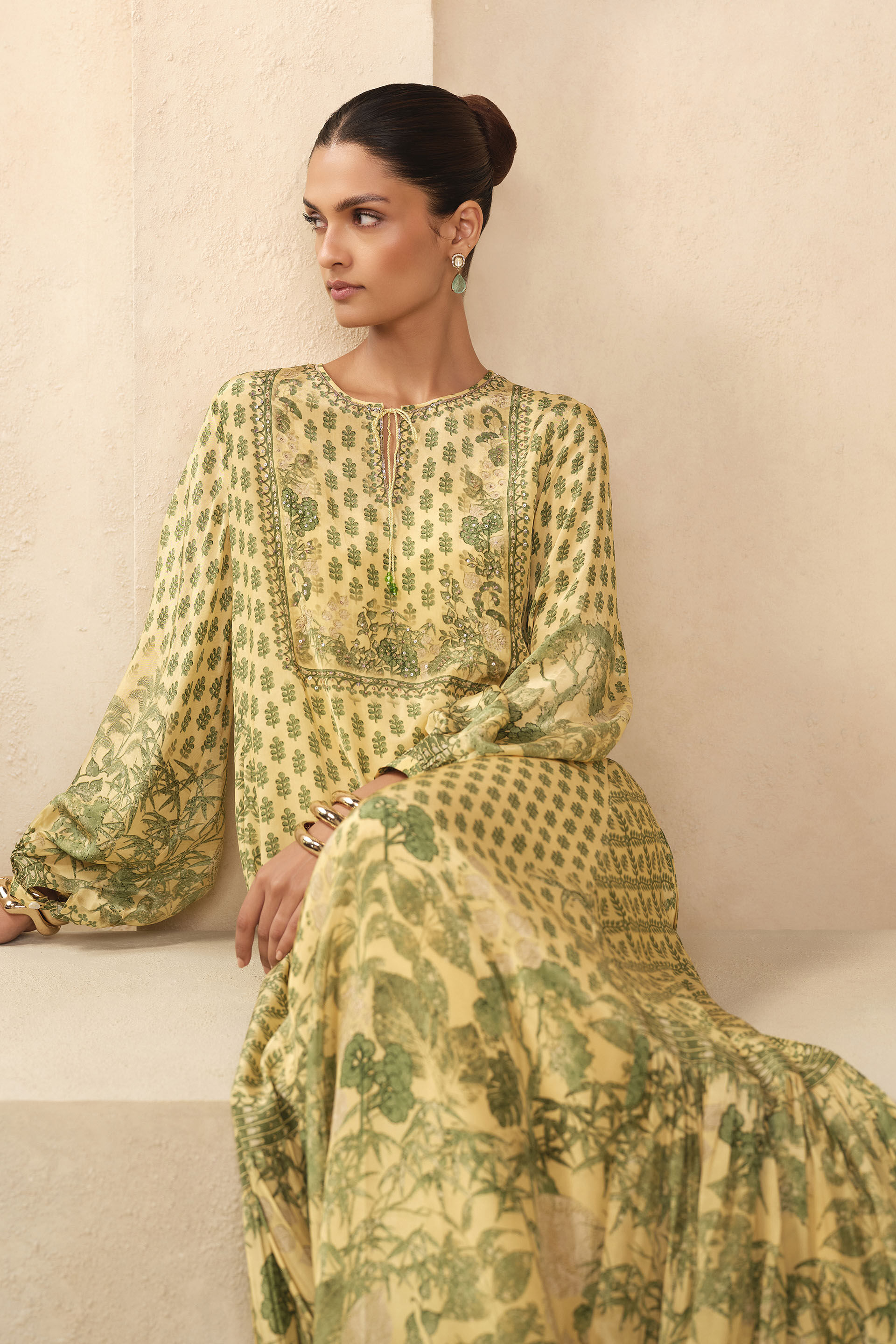 Zia Kaftan - Yellow, Yellow, image 4
