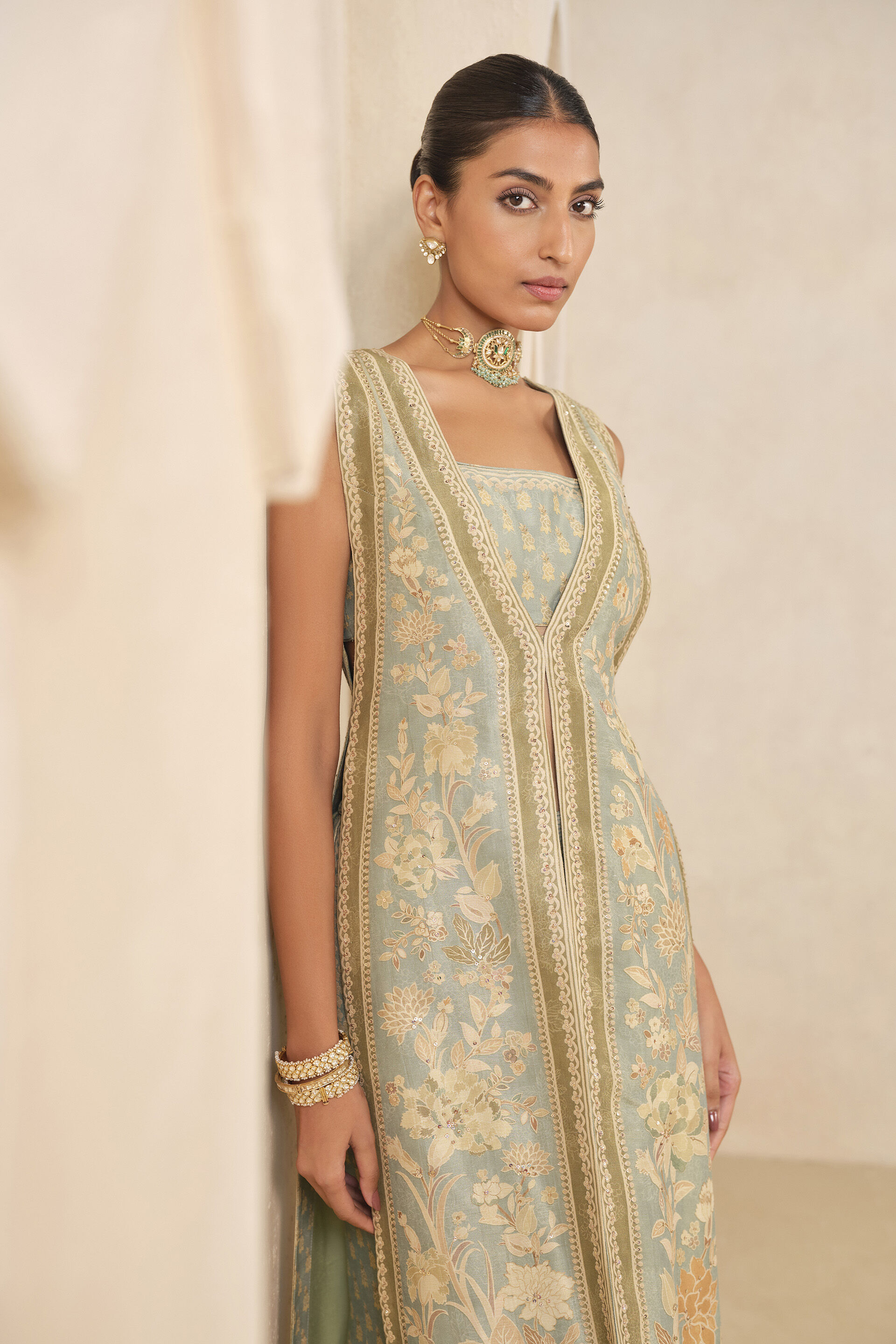 Hoor Jacket Set - Sage, Sage, image 5