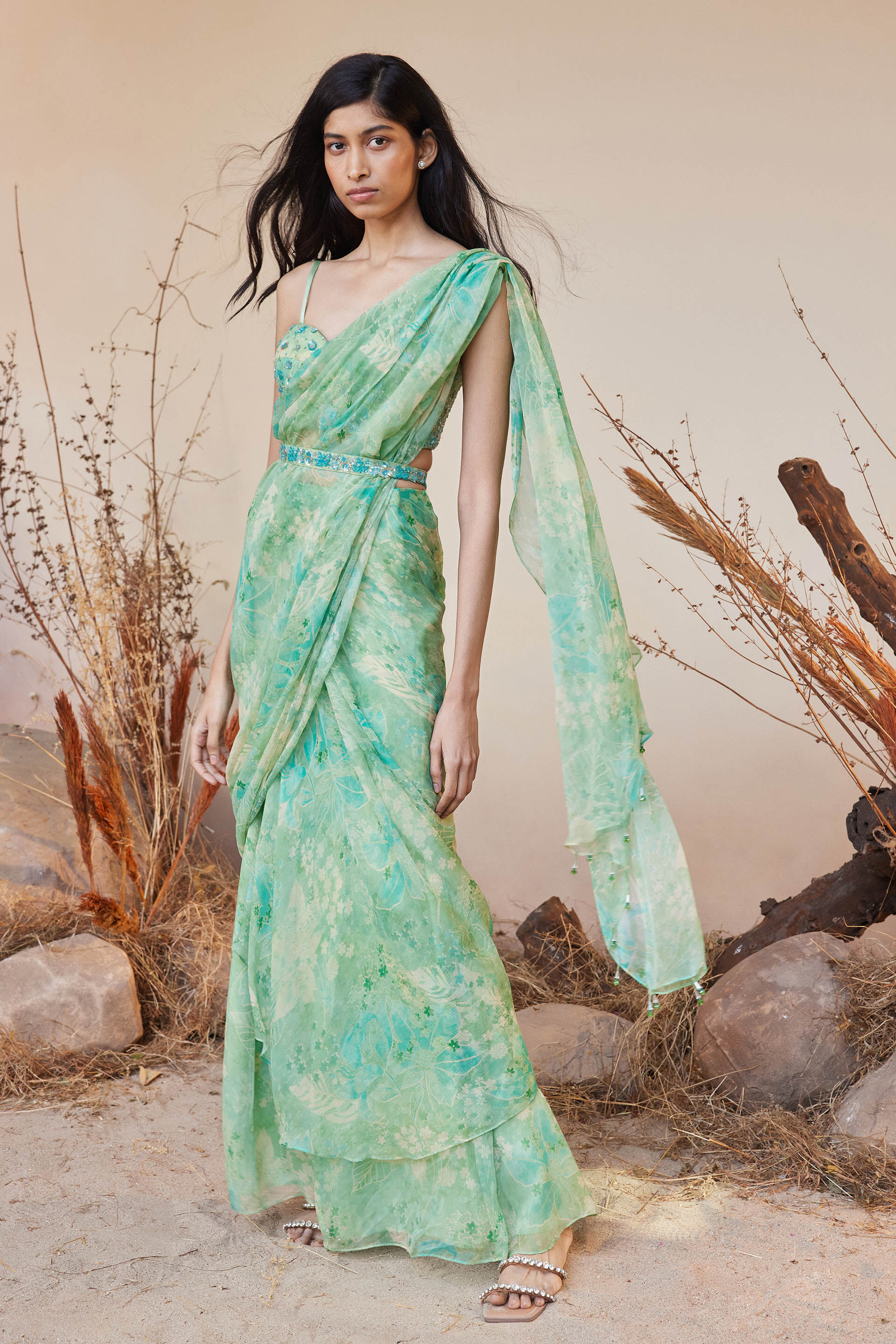 Aneeza Saree Sage