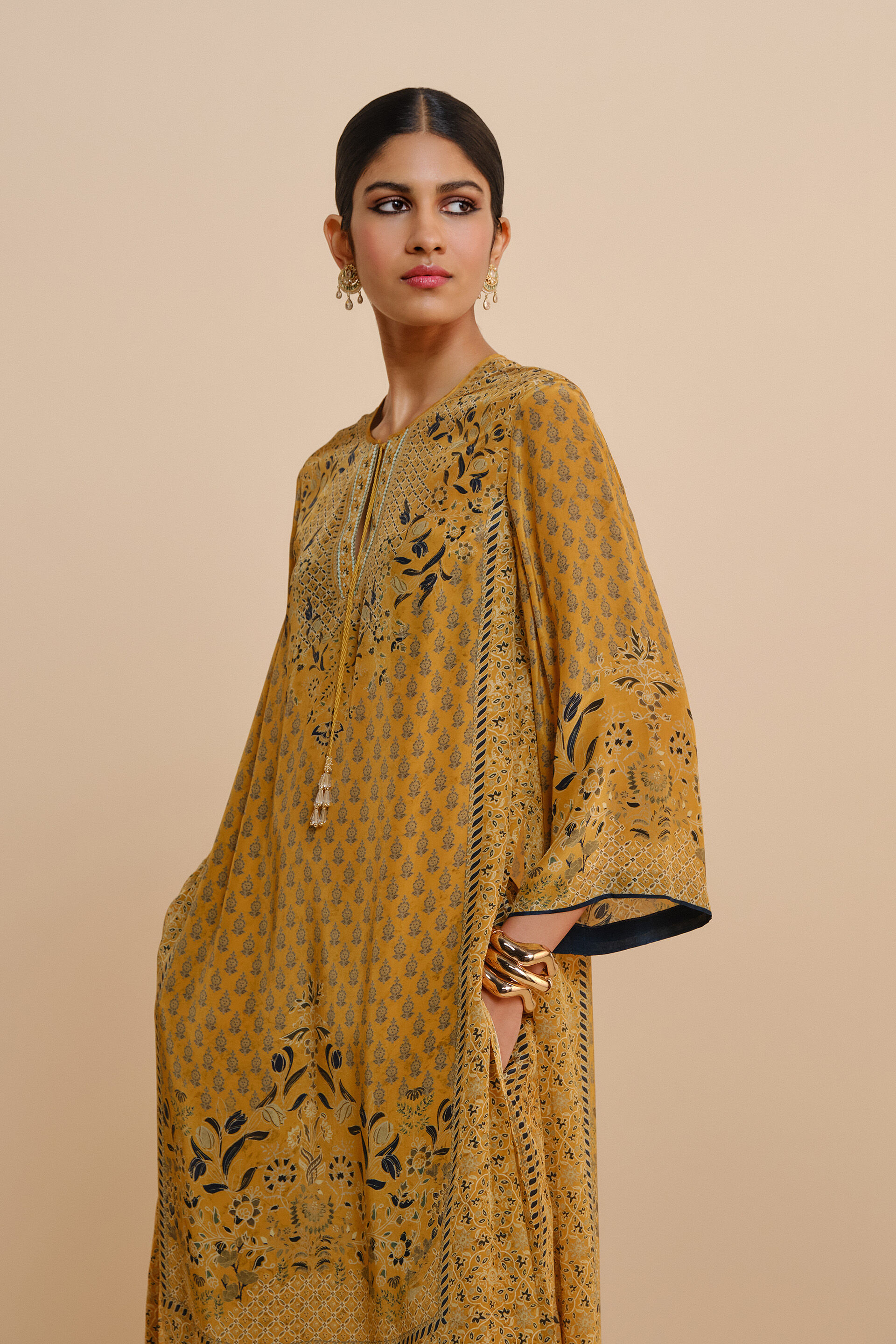 Emira Kurta Set - Yellow, Yellow, image 4