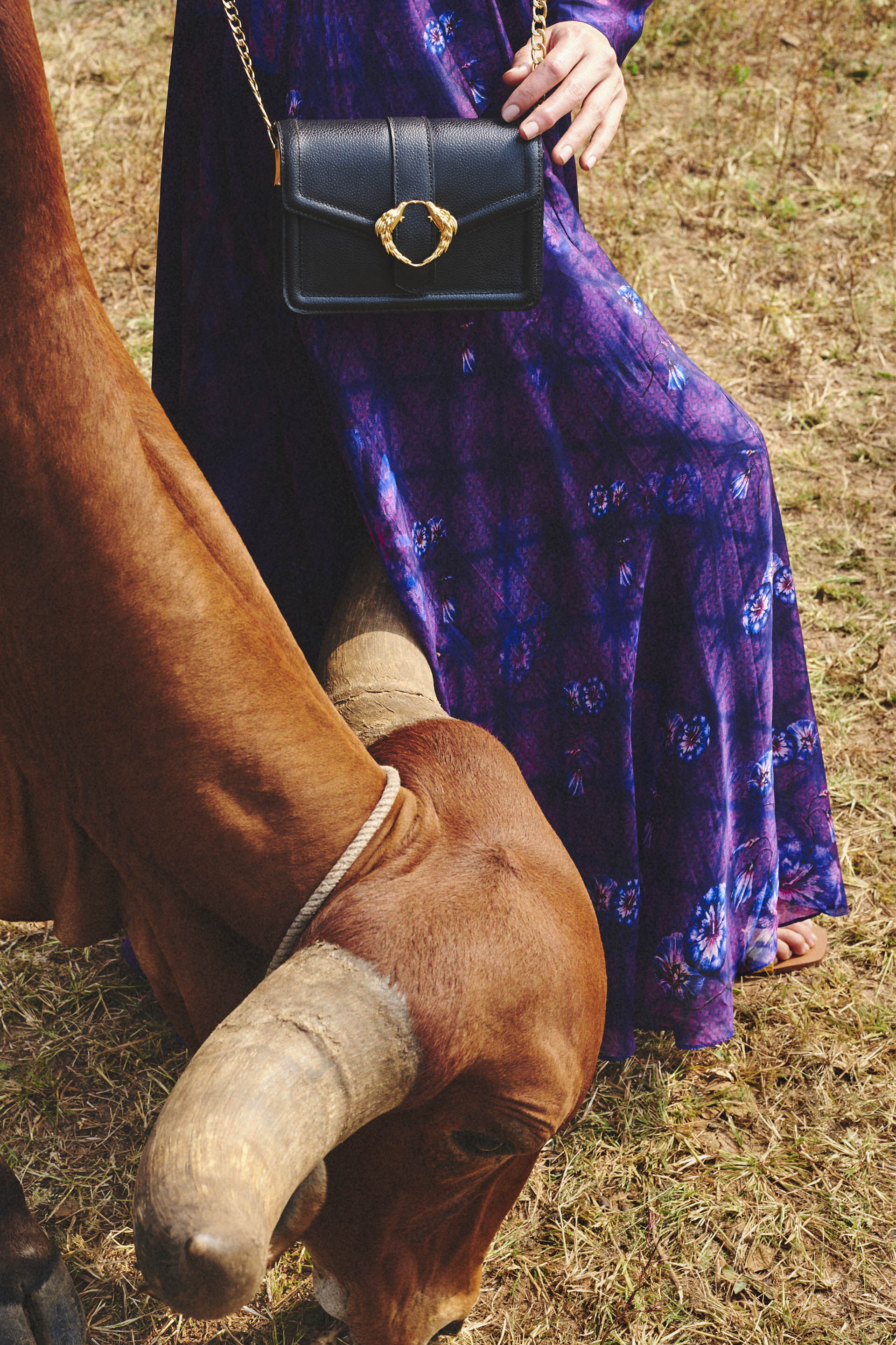 Birds Of A Feather Crossbody Bag - Nocturnal Black