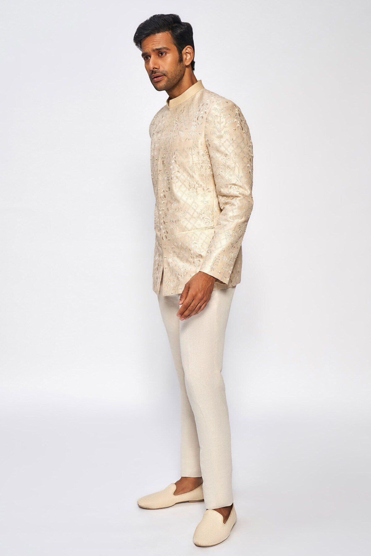 2 - Anwik Bandhgala - Off White, image 2