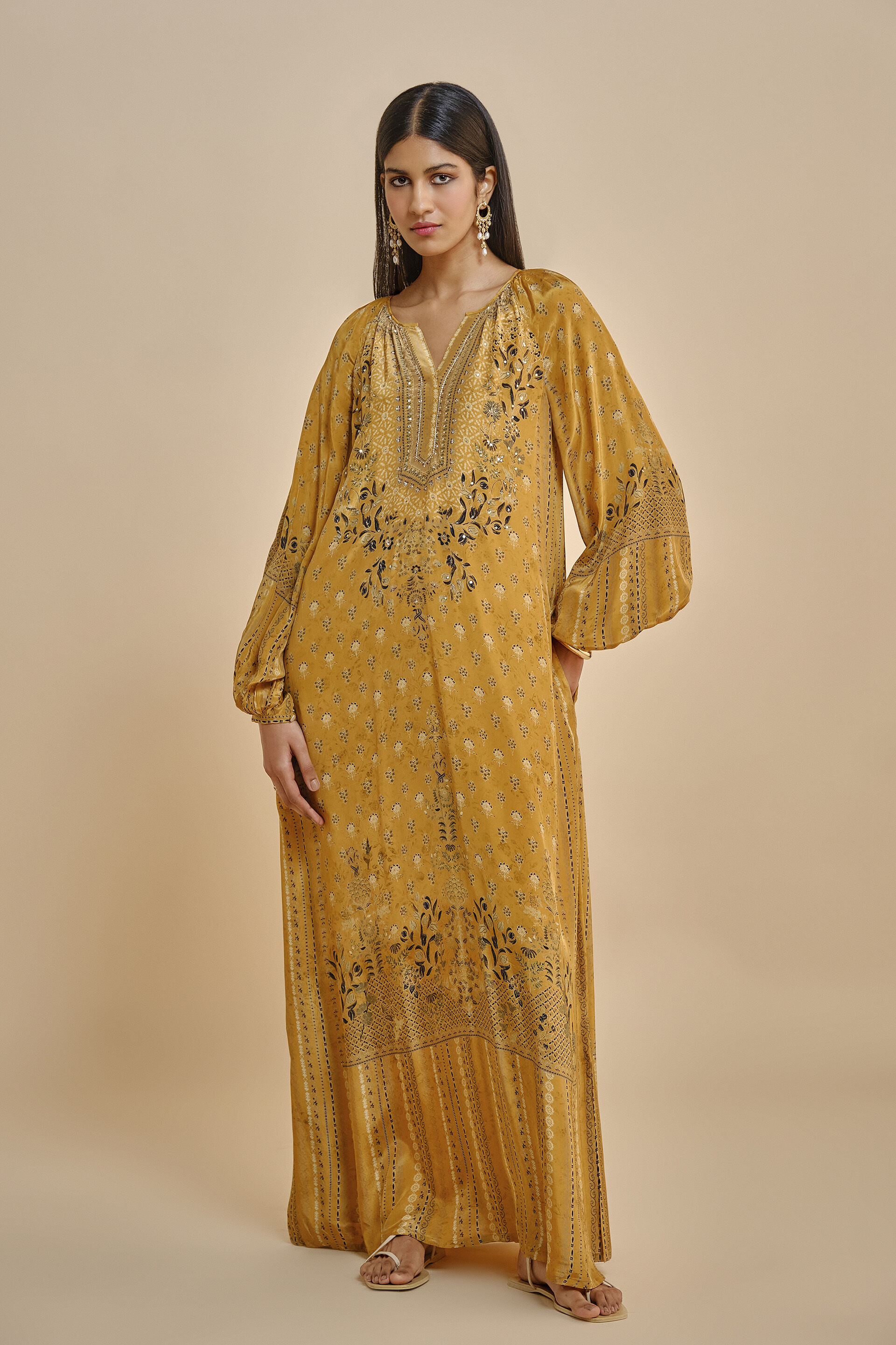 Emira Kaftan - Yellow, Yellow, image 1