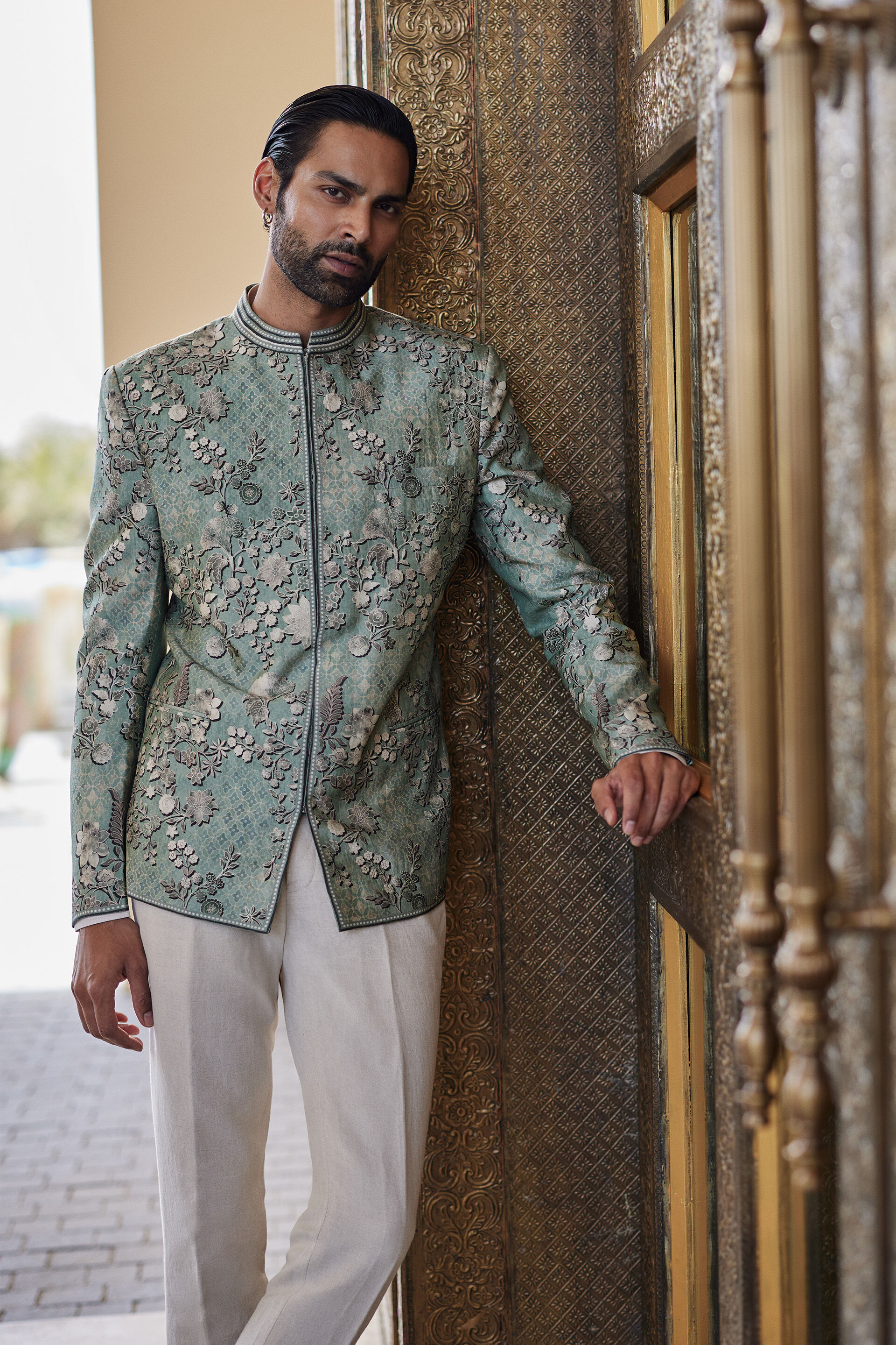 Himir Silk Bandhagala - Sage, Sage, image 5