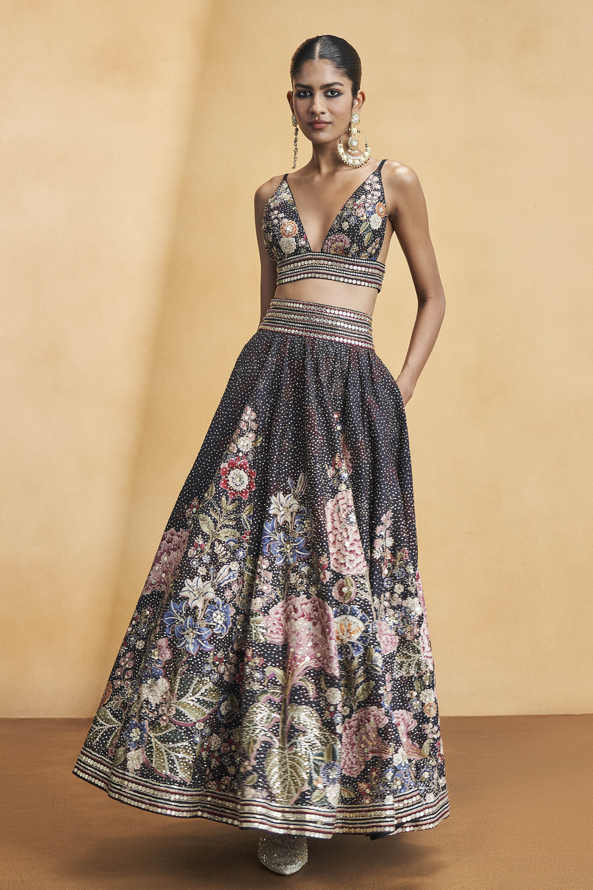 Life Of The Nightforest Skirt Set - Black, Black, image 1