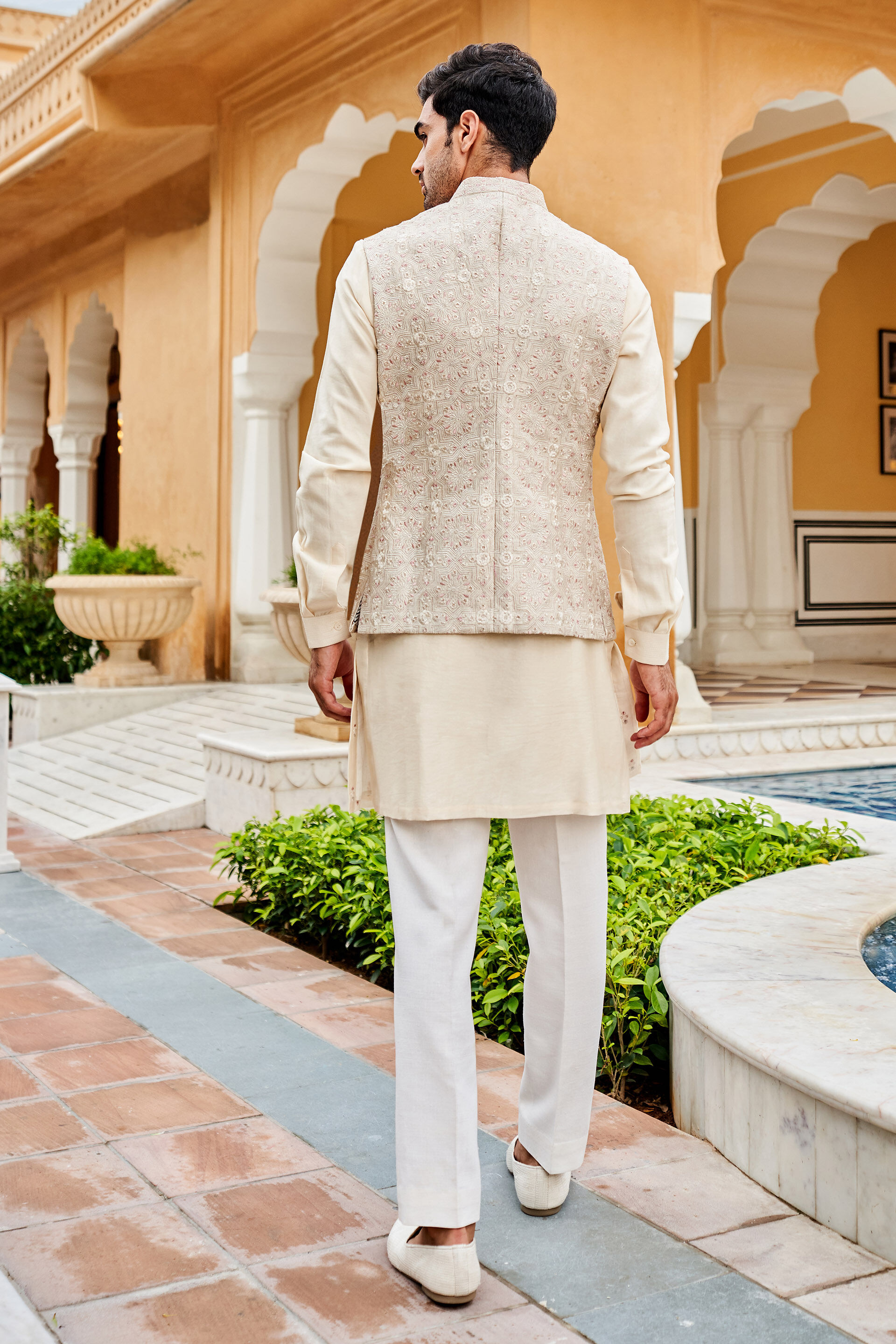 Indo western discount nehru jacket