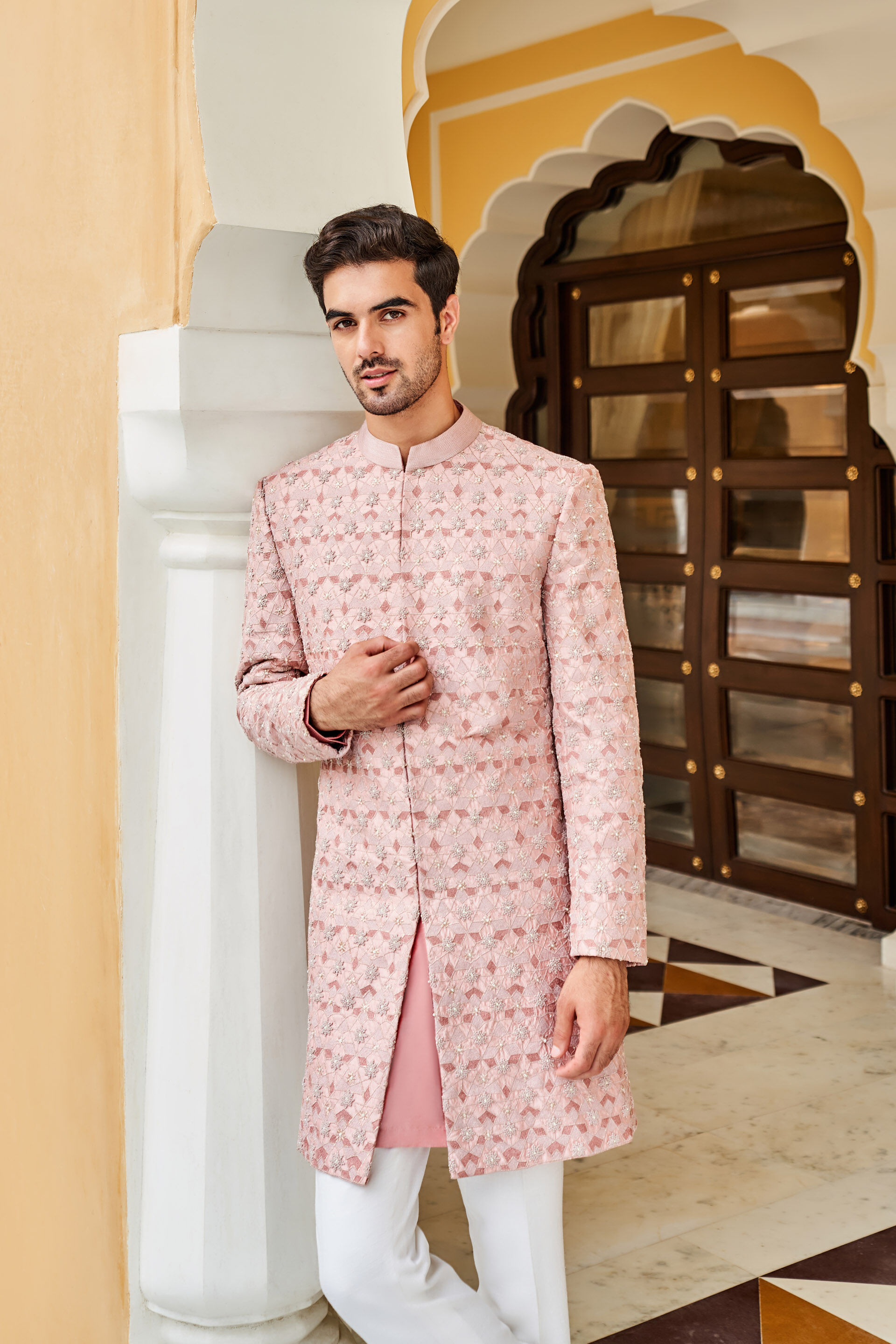Faiyaz Sherwani - Pink, Pink, image 4