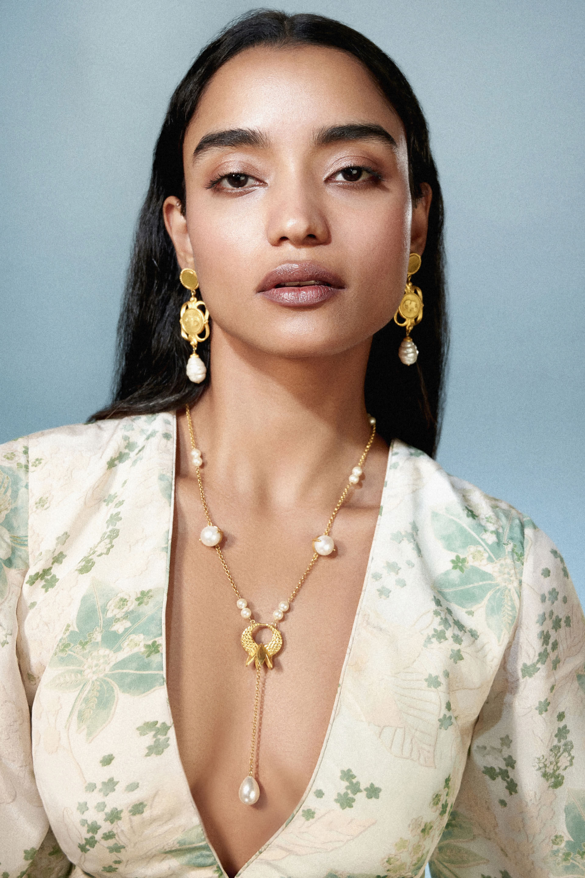 Birds Of A Feather Drop Necklace