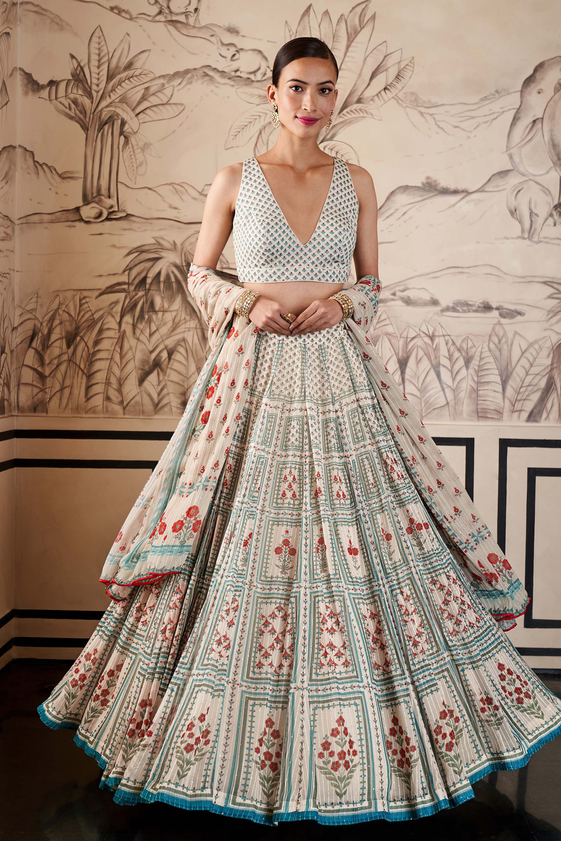 Anita Dongres Bahu wore the Prettiest Anita Dongre Outfits  were  Jealous  WeddingBazaar