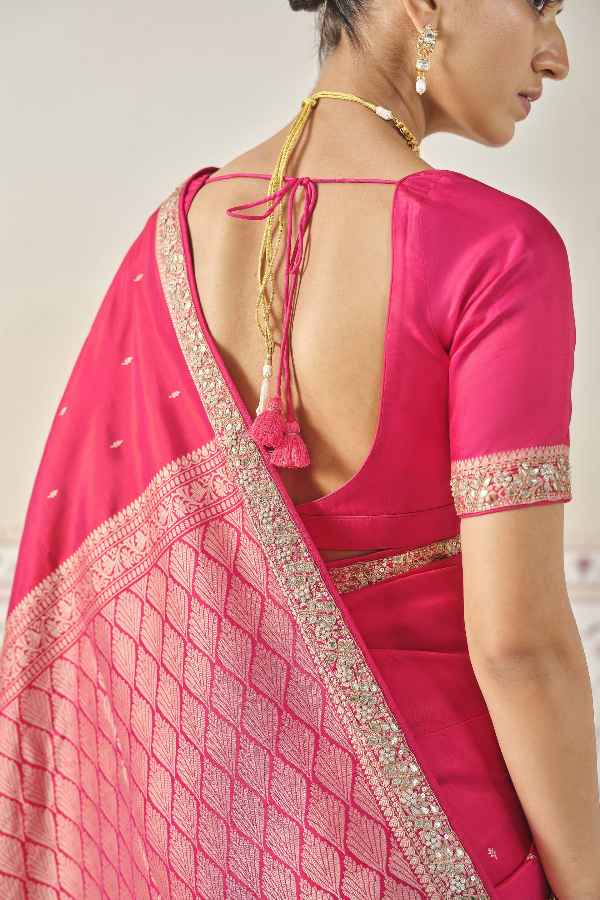 Anita dongre gota patti saree outlet