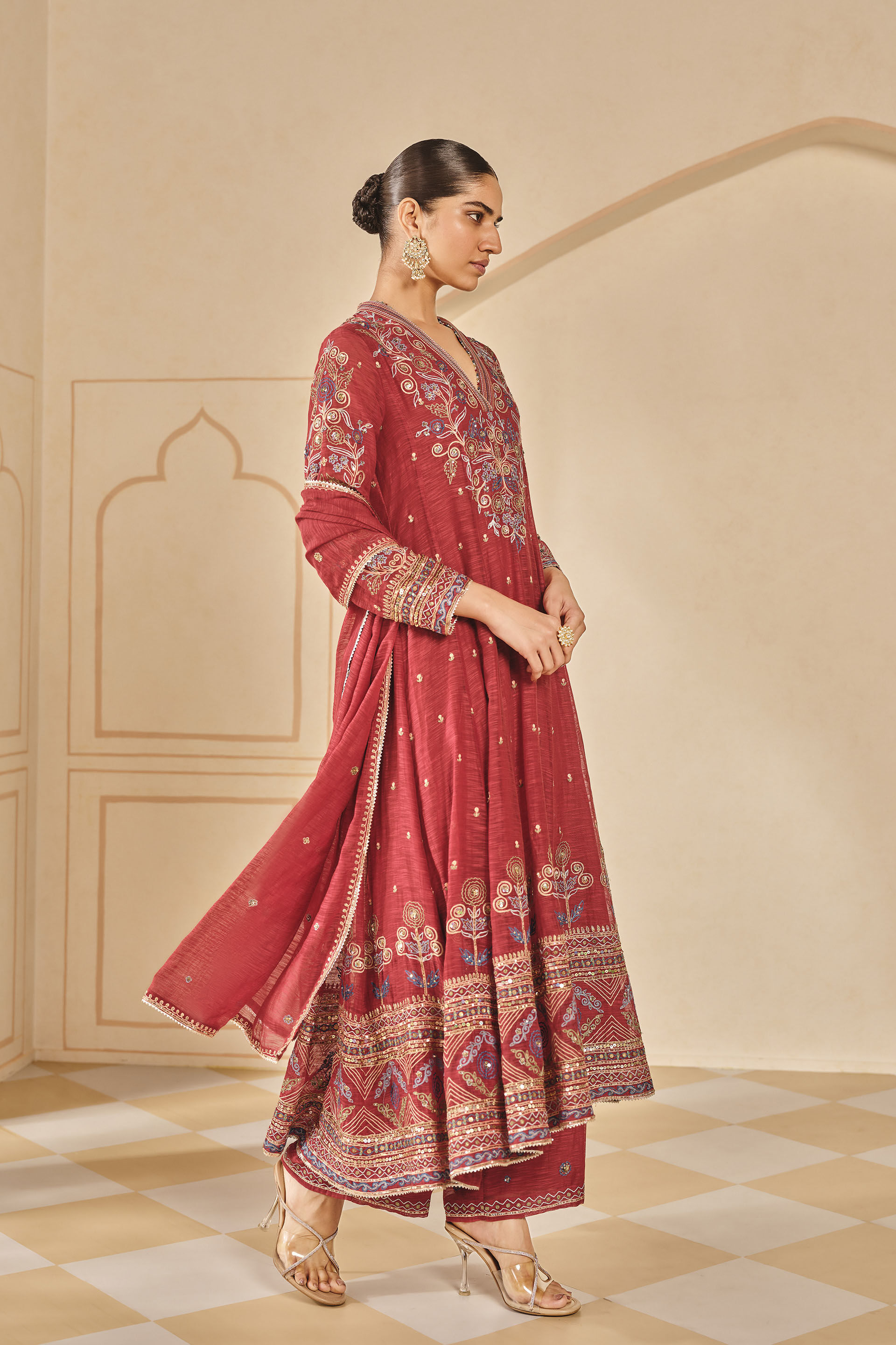 Anita dongre anarkali suits clearance