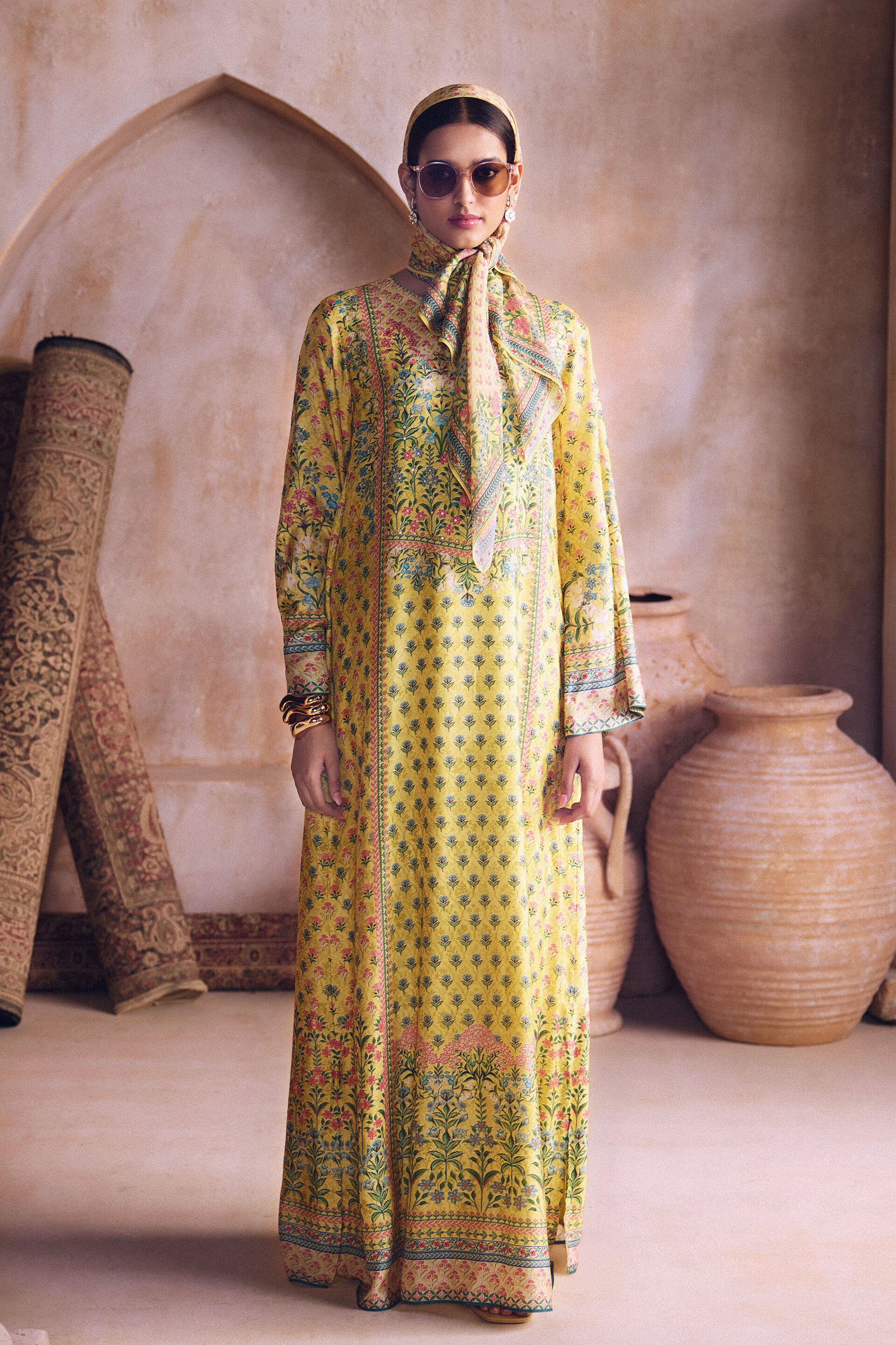 Anum Kaftan - Yellow