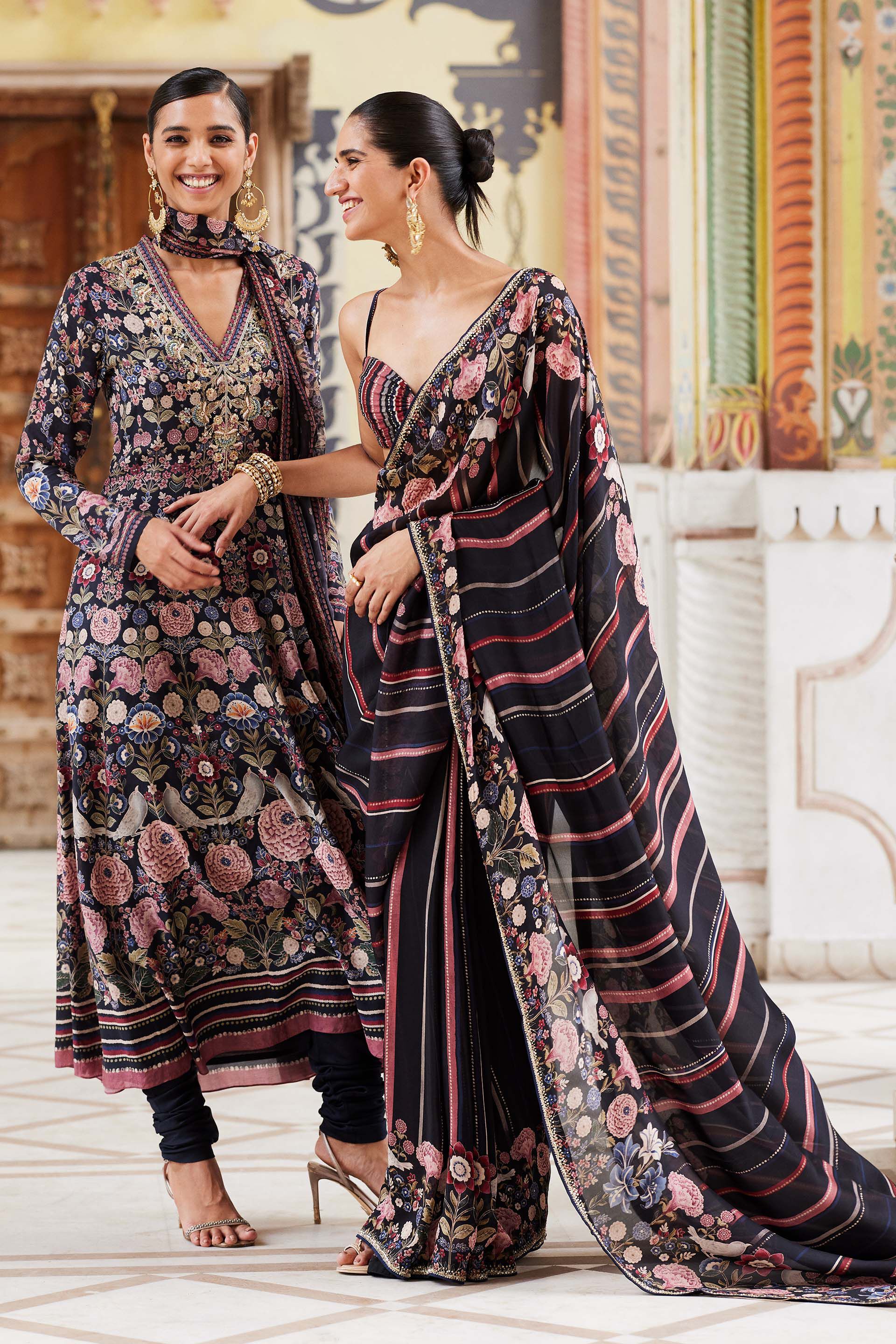 Ezha Saree - Black, Black, image 10