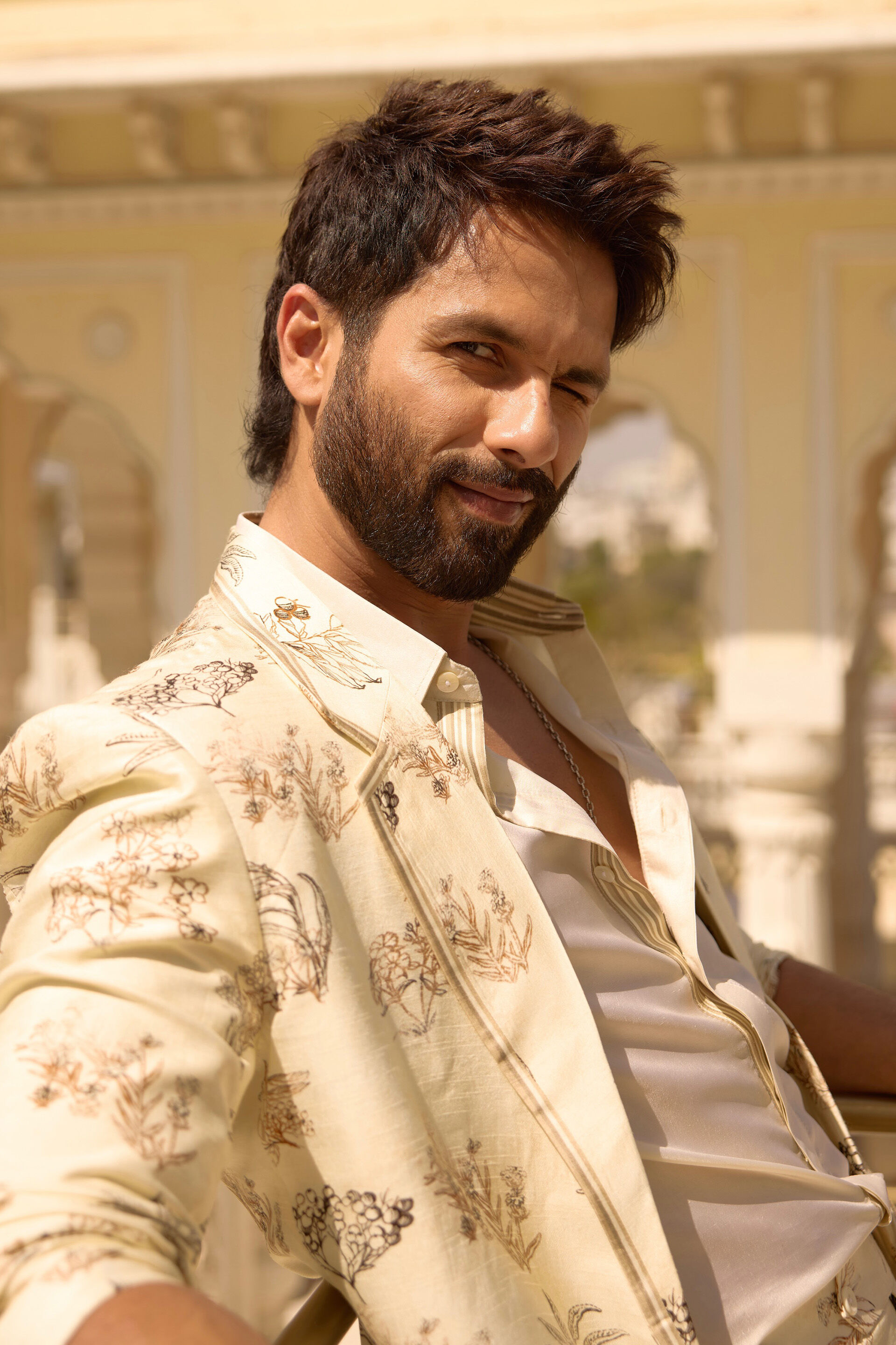 Arnay Blazer Set - Ecru, , image 4