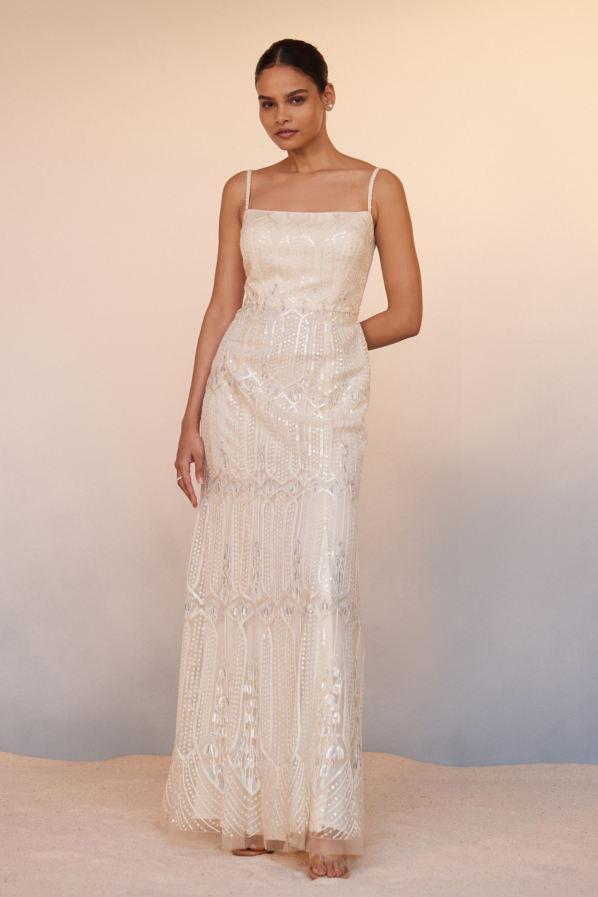 Buy Amena Gown Ivory for Women from Anita Dongre