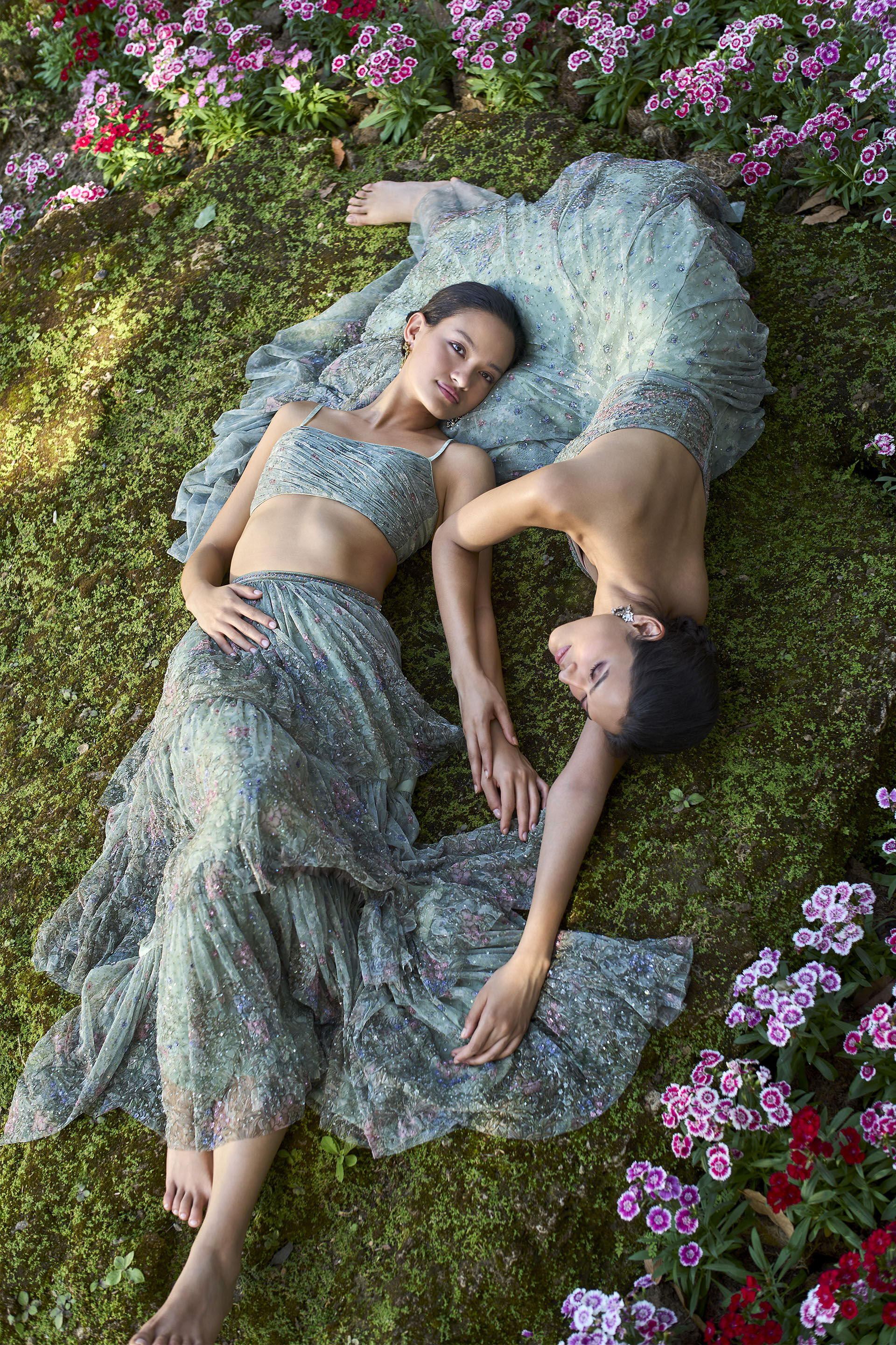 Aylsa Embroidered Skirt Set - Sage, Sage, image 3