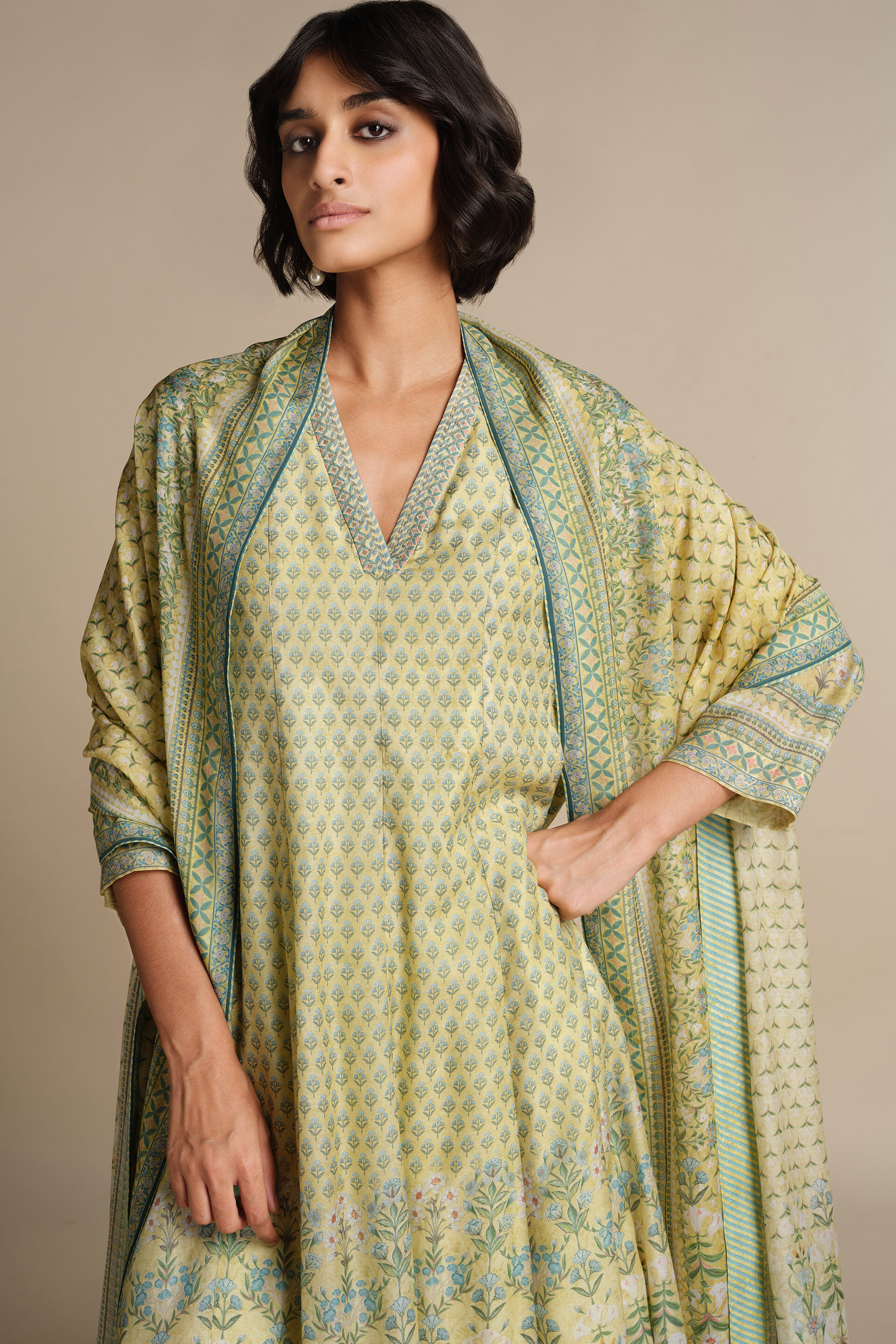 Safia Suit Set - Yellow, Yellow, image 4