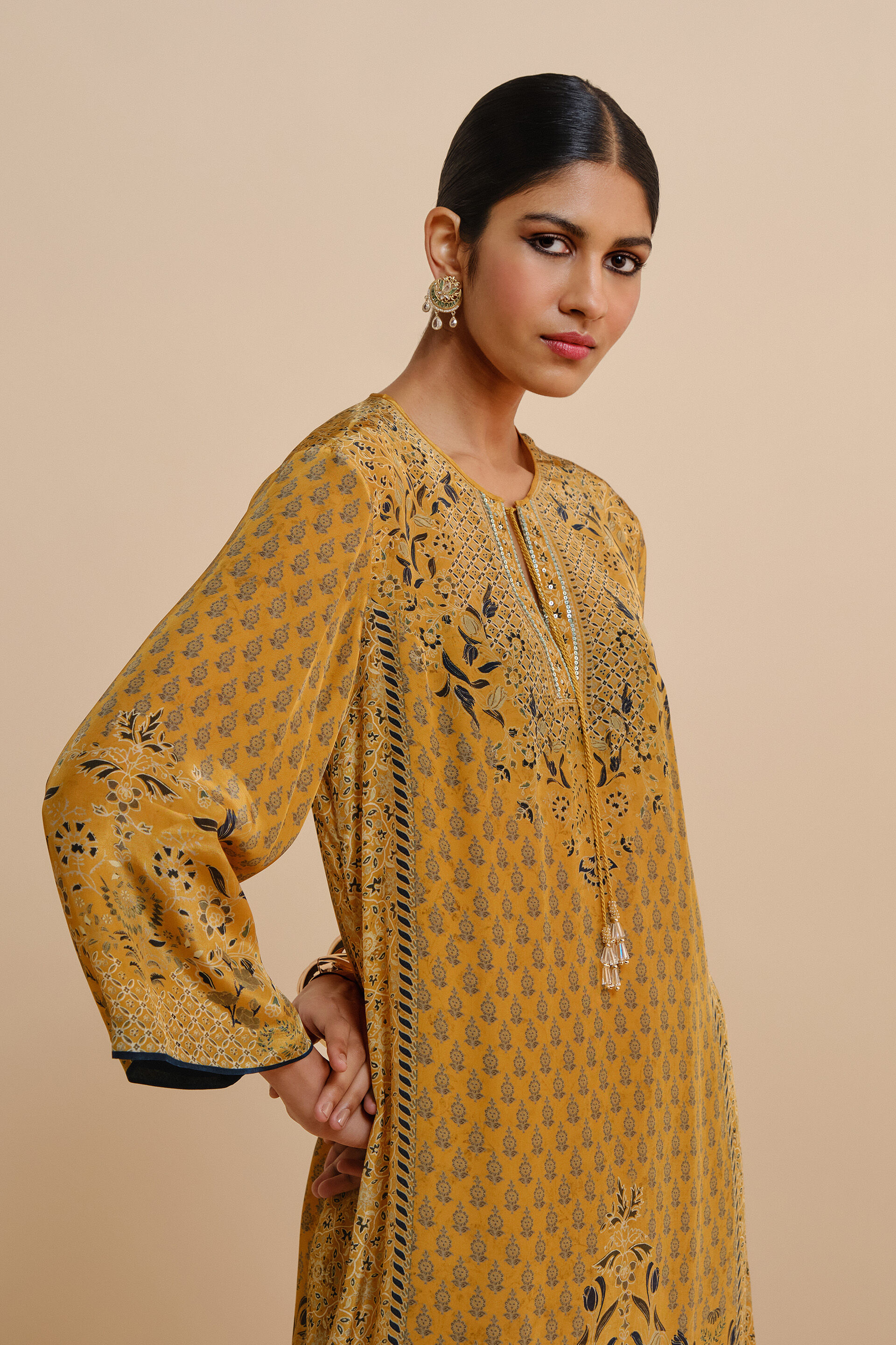 Emira Kurta Set - Yellow, Yellow, image 5