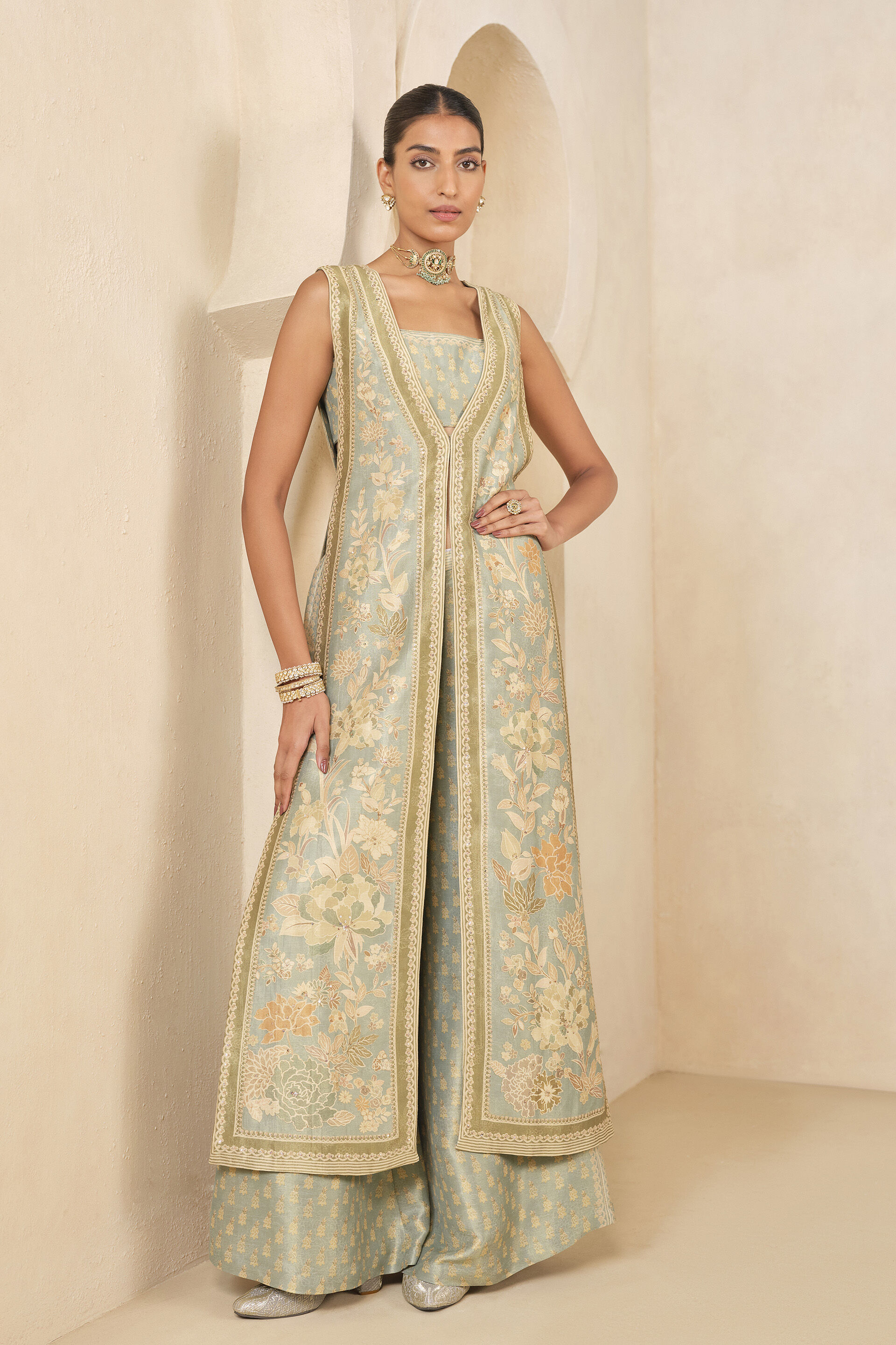 Hoor Jacket Set - Sage, Sage, image 3