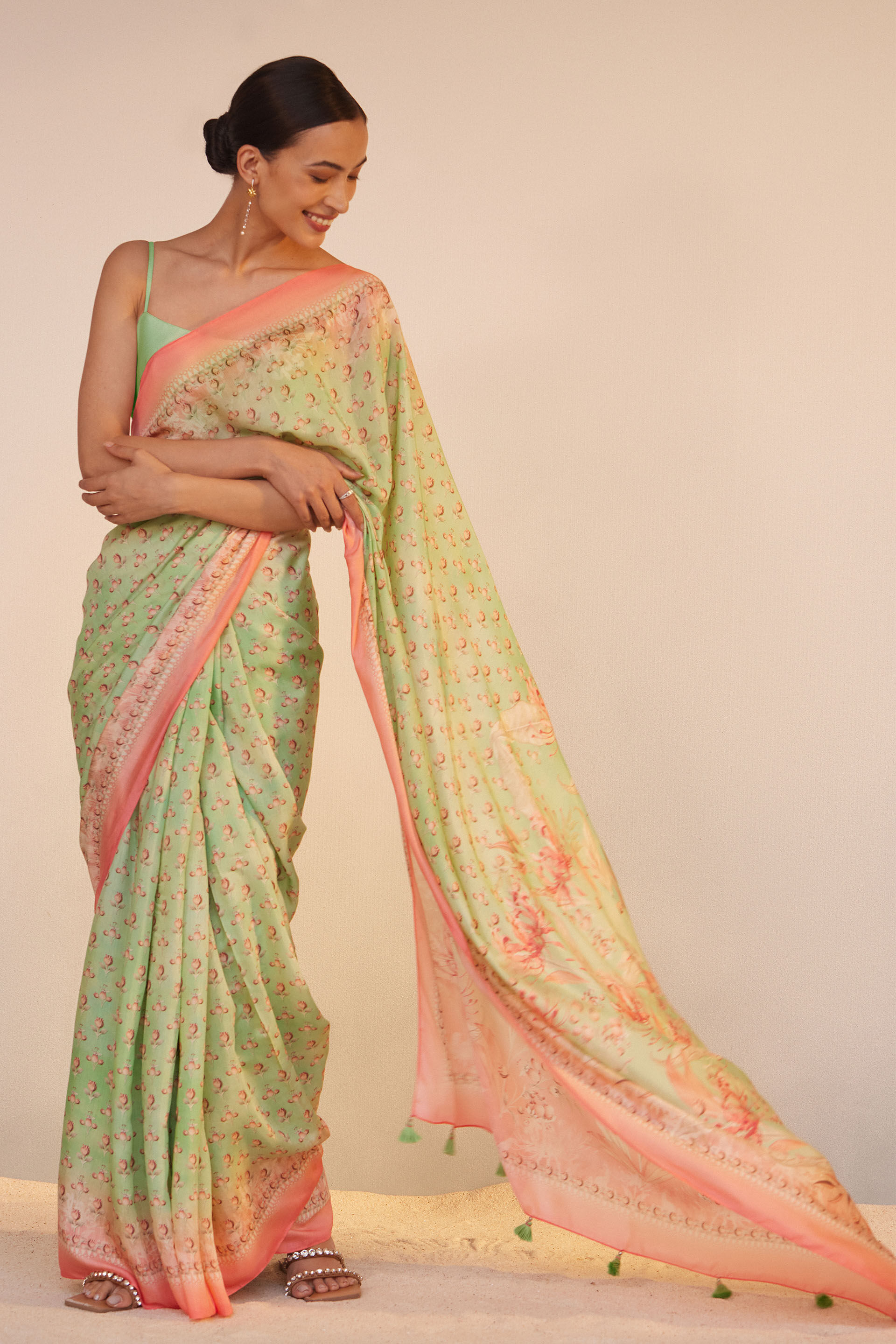 Shyla Saree, Sage, image 1