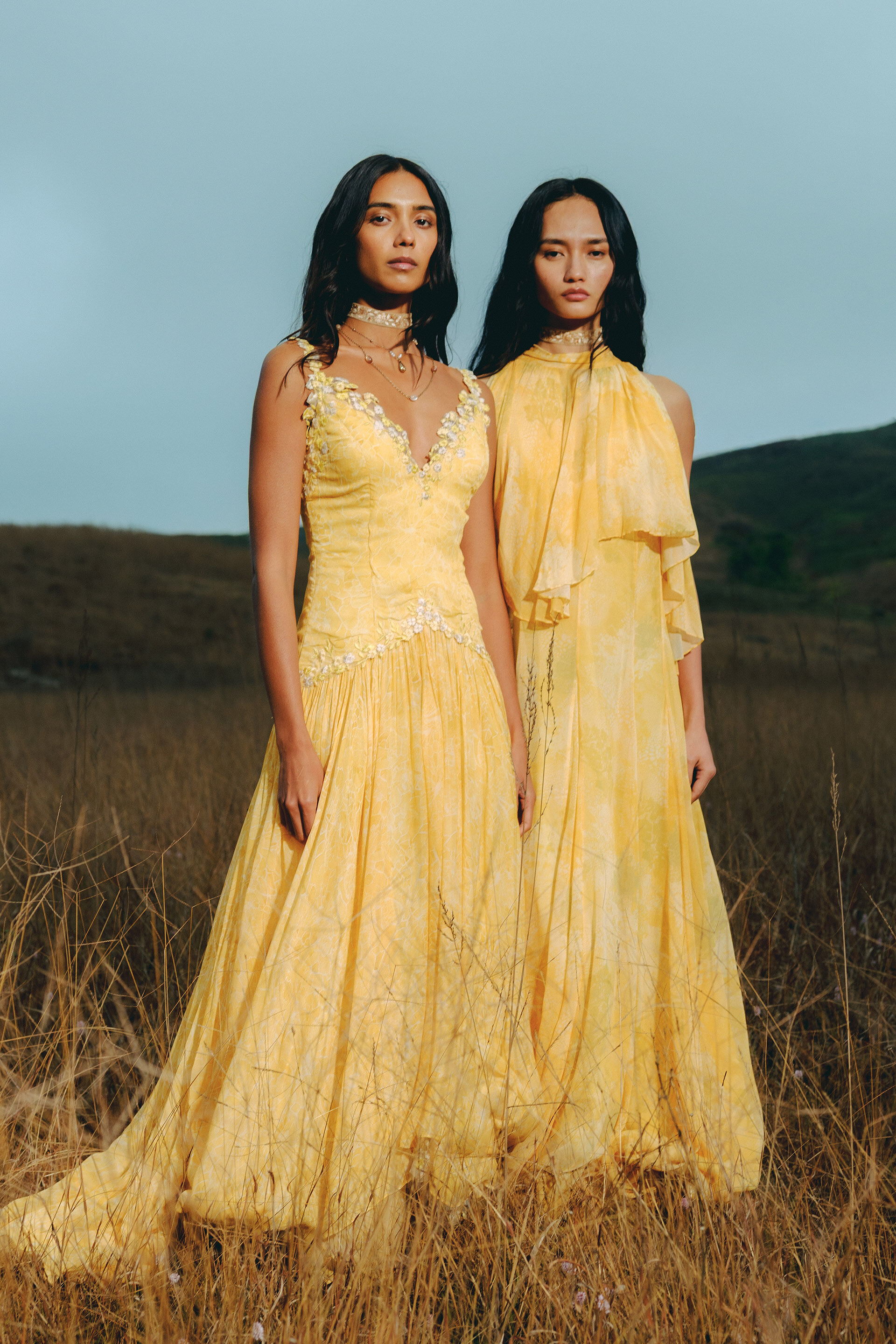 Sora Bemberg Dress - Yellow, Yellow, image 2