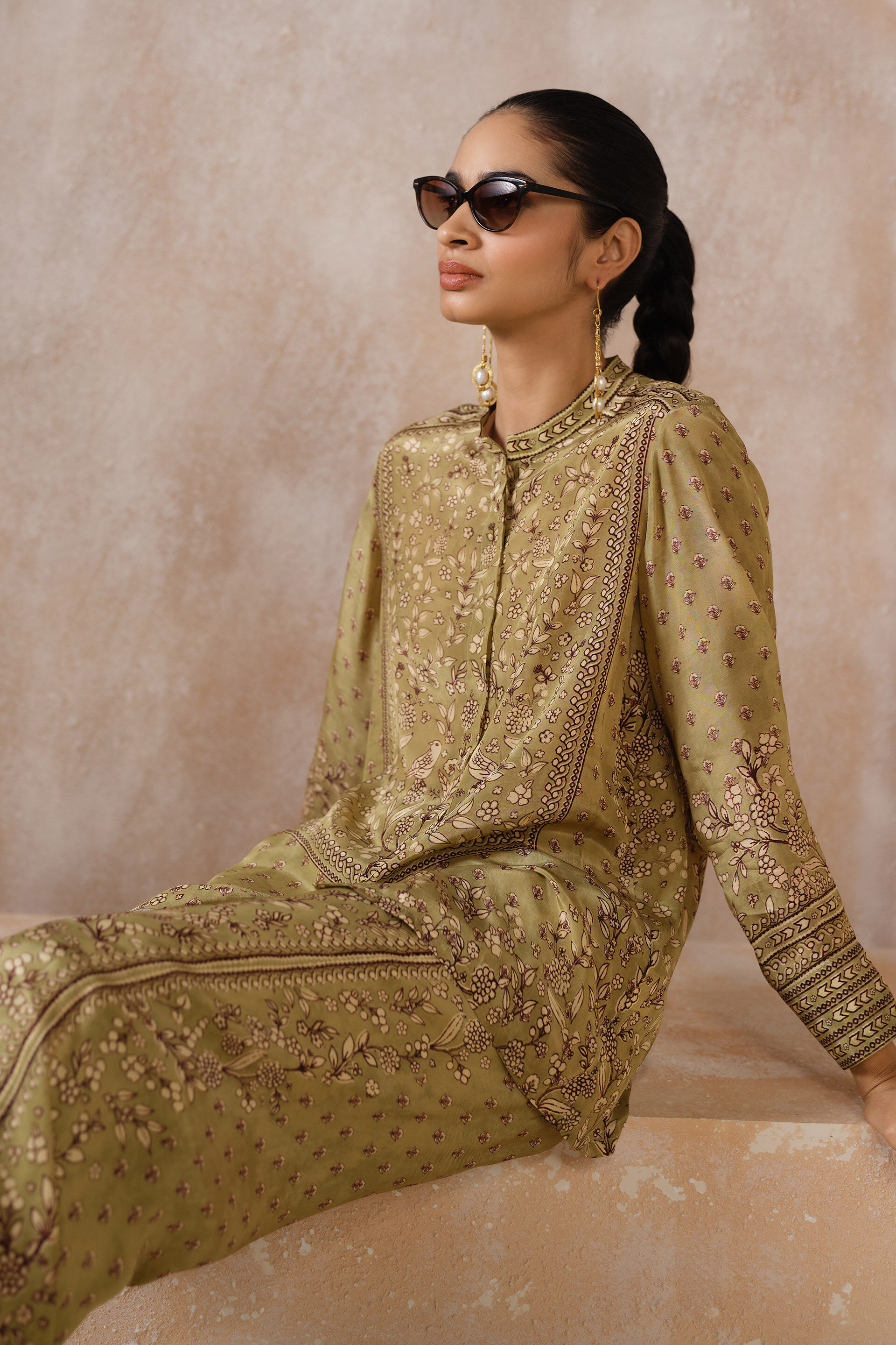 Gwylan Co-ord - Sage, Sage, image 4