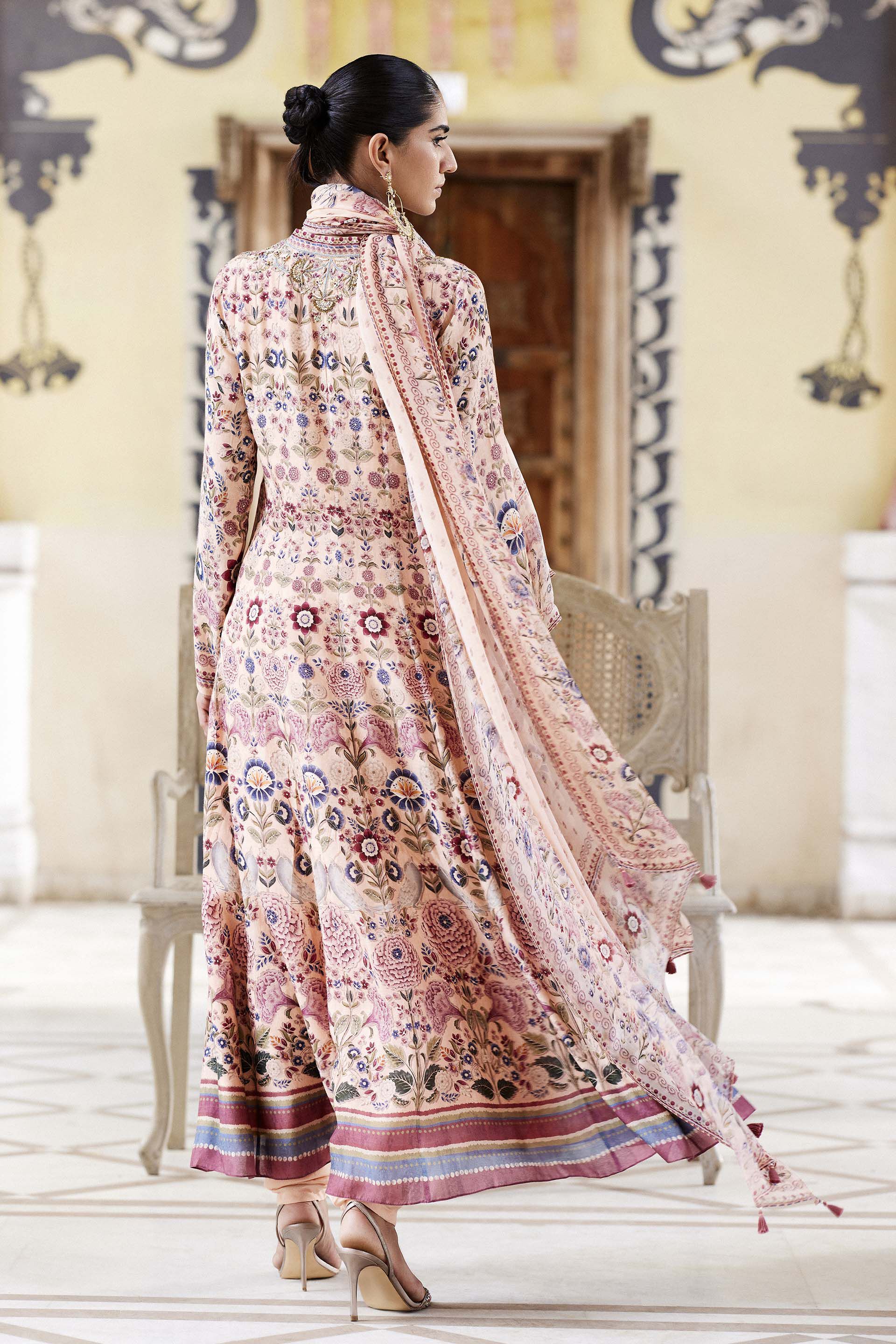 Buy Izana Suit Set Peach Online from Anita Dongre