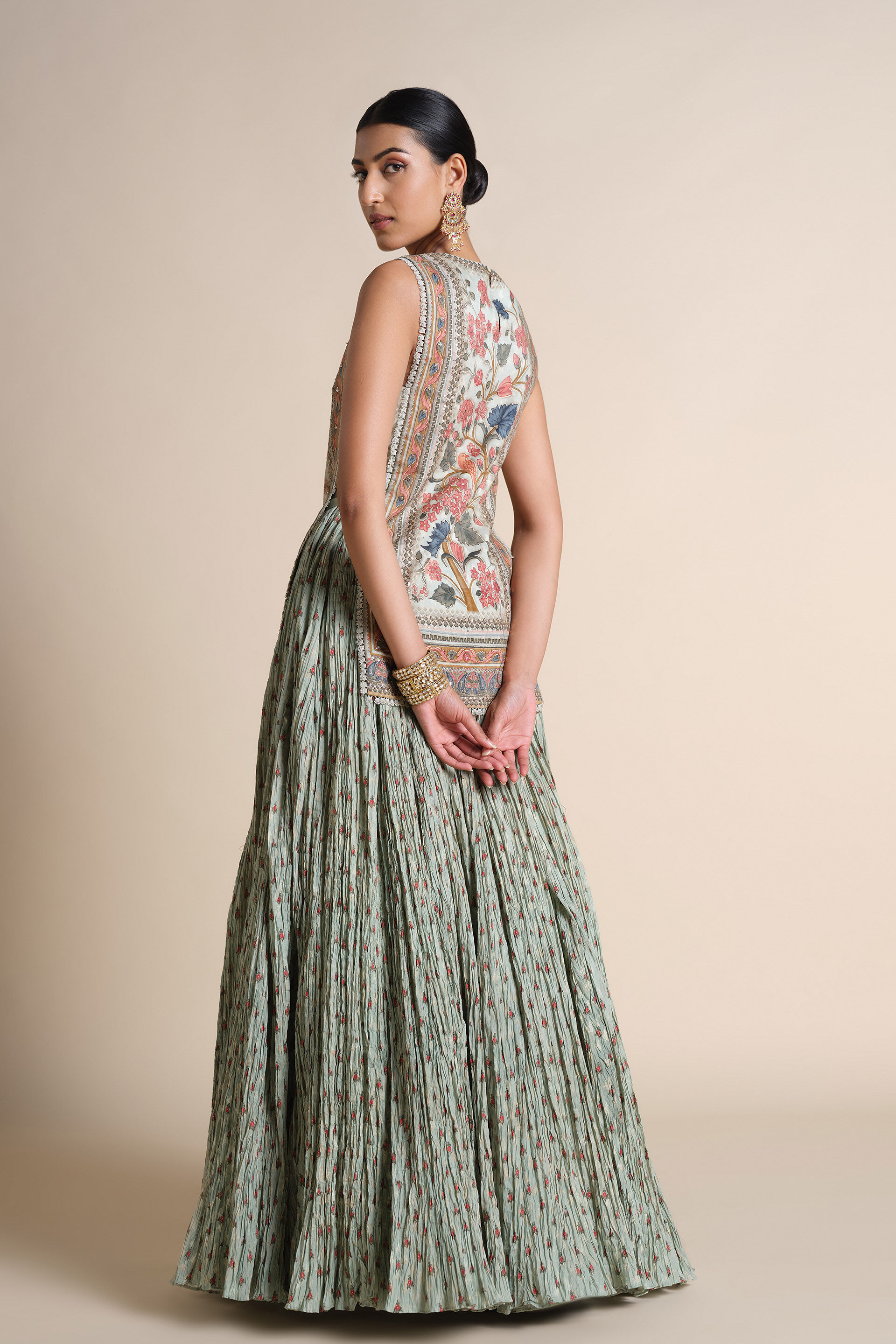 Azza Skirt Set - Sage, Sage, image 6