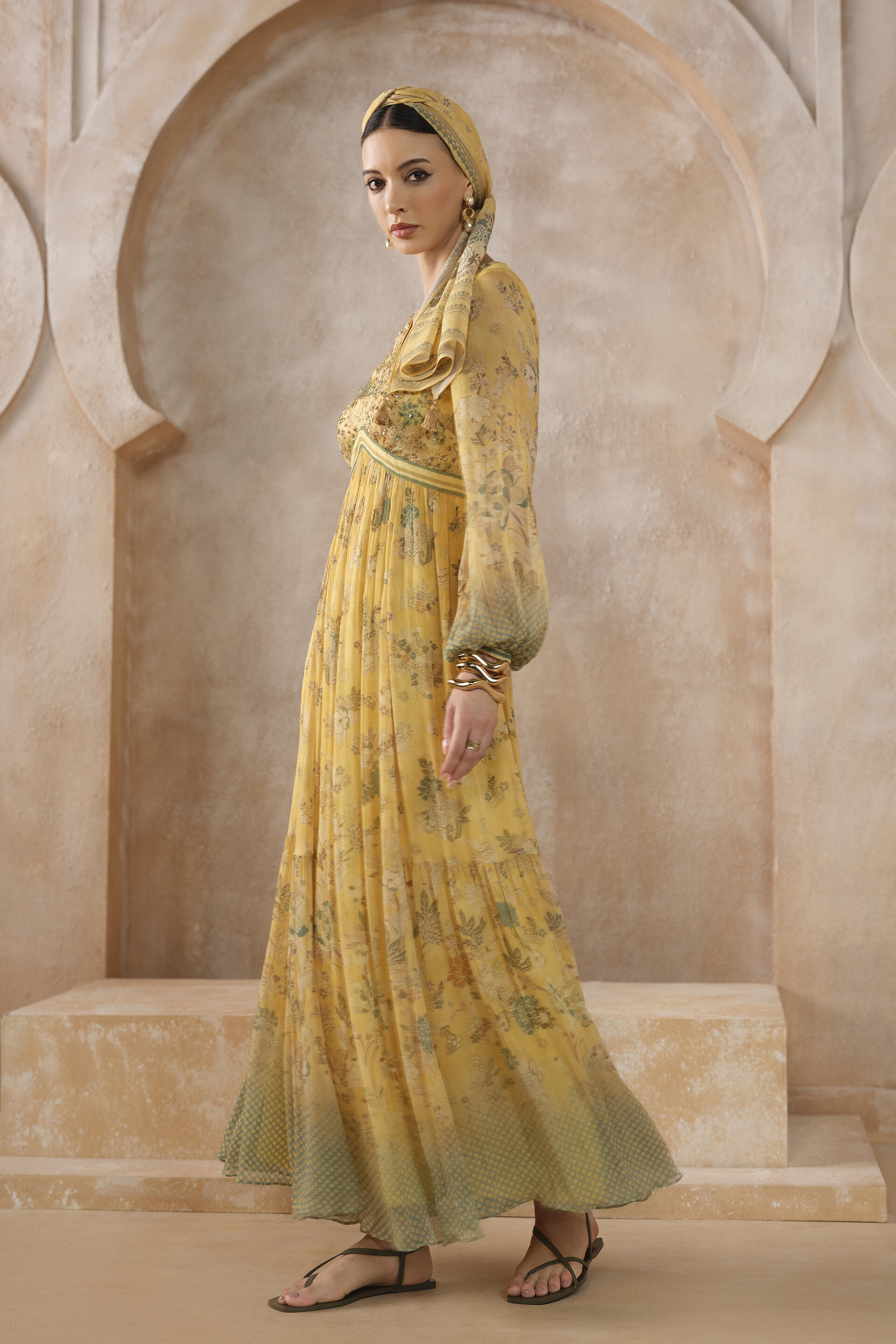Neftali Kaftan - Yellow, Yellow, image 3